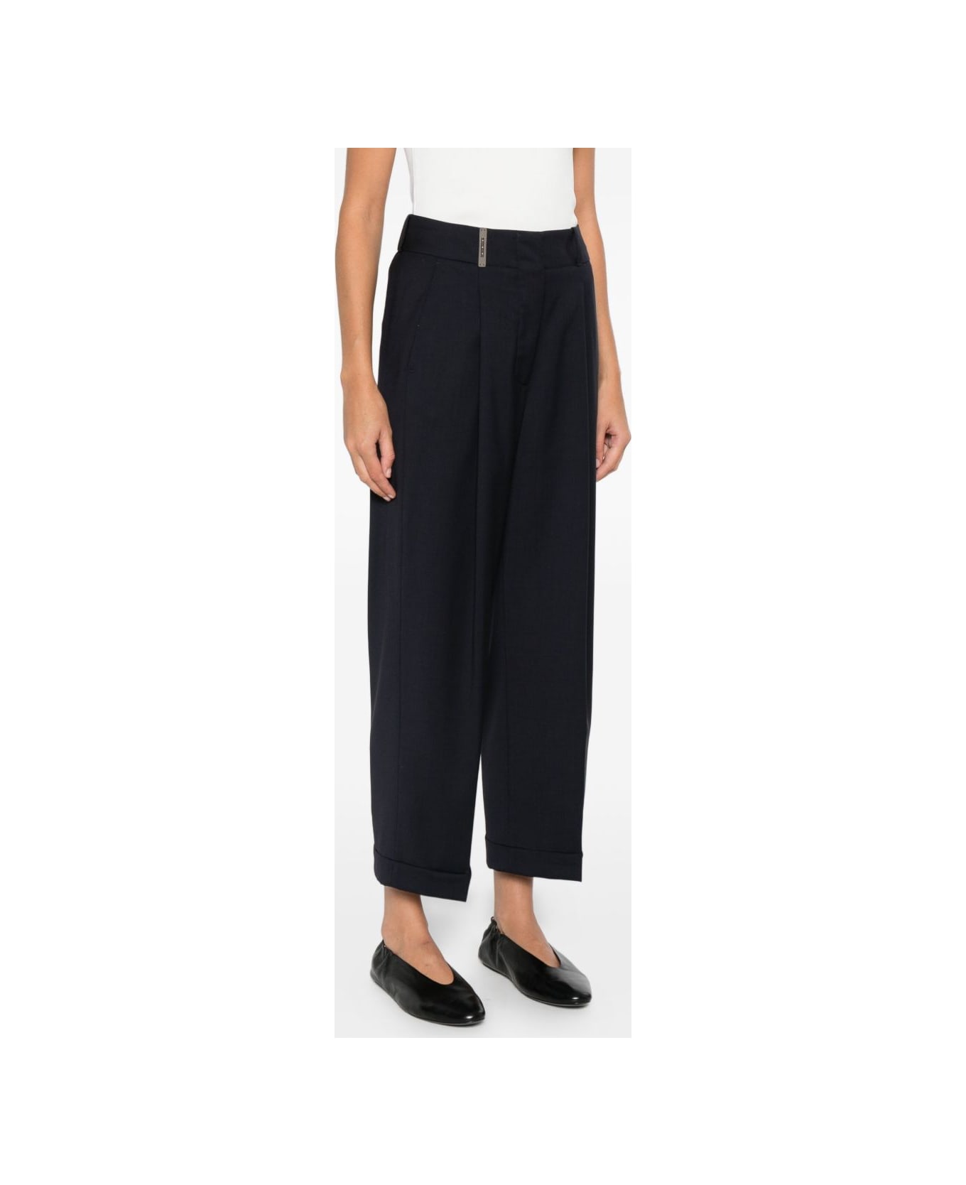 Peserico Blue Trousers - Blue