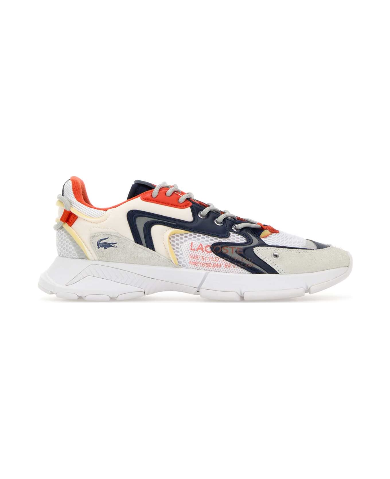 Lacoste Multicolor Leather And Mesh L003 Neo Sneakers - 1U2