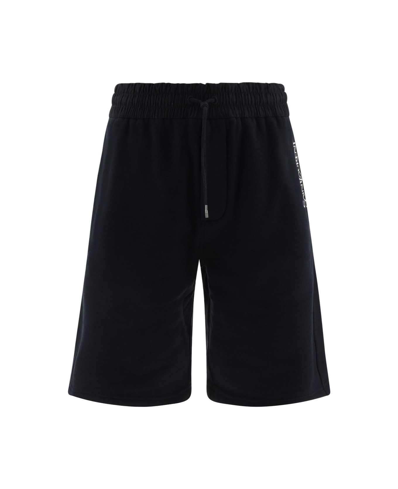 Saint Laurent Bermuda Shorts - Noir/naturel