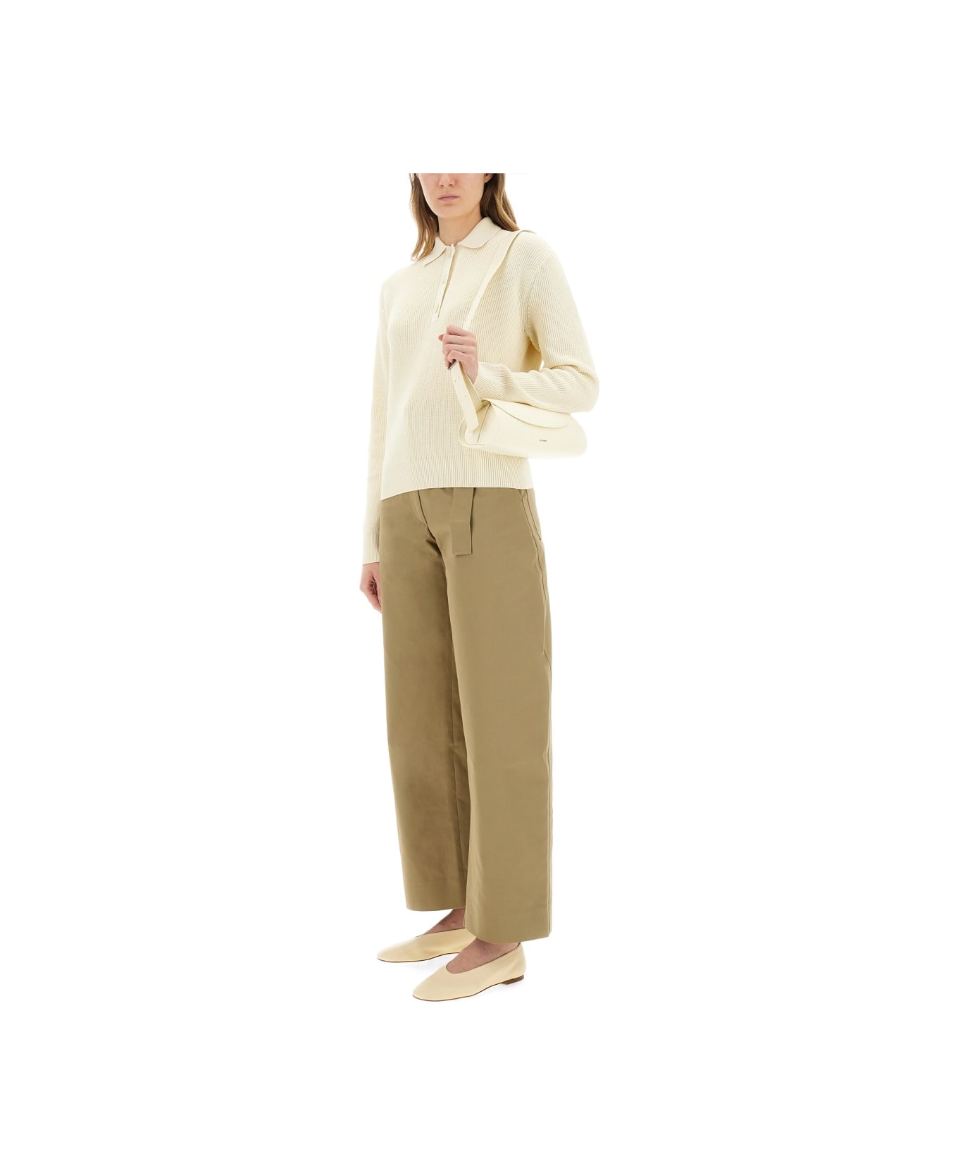 Studio Nicholson Twill "doring" Pants - BEIGE