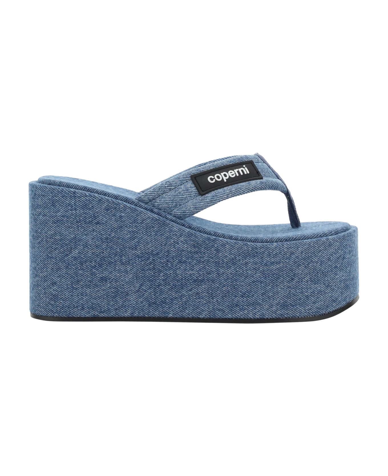 Coperni Wedge Sandals - Washed Blue