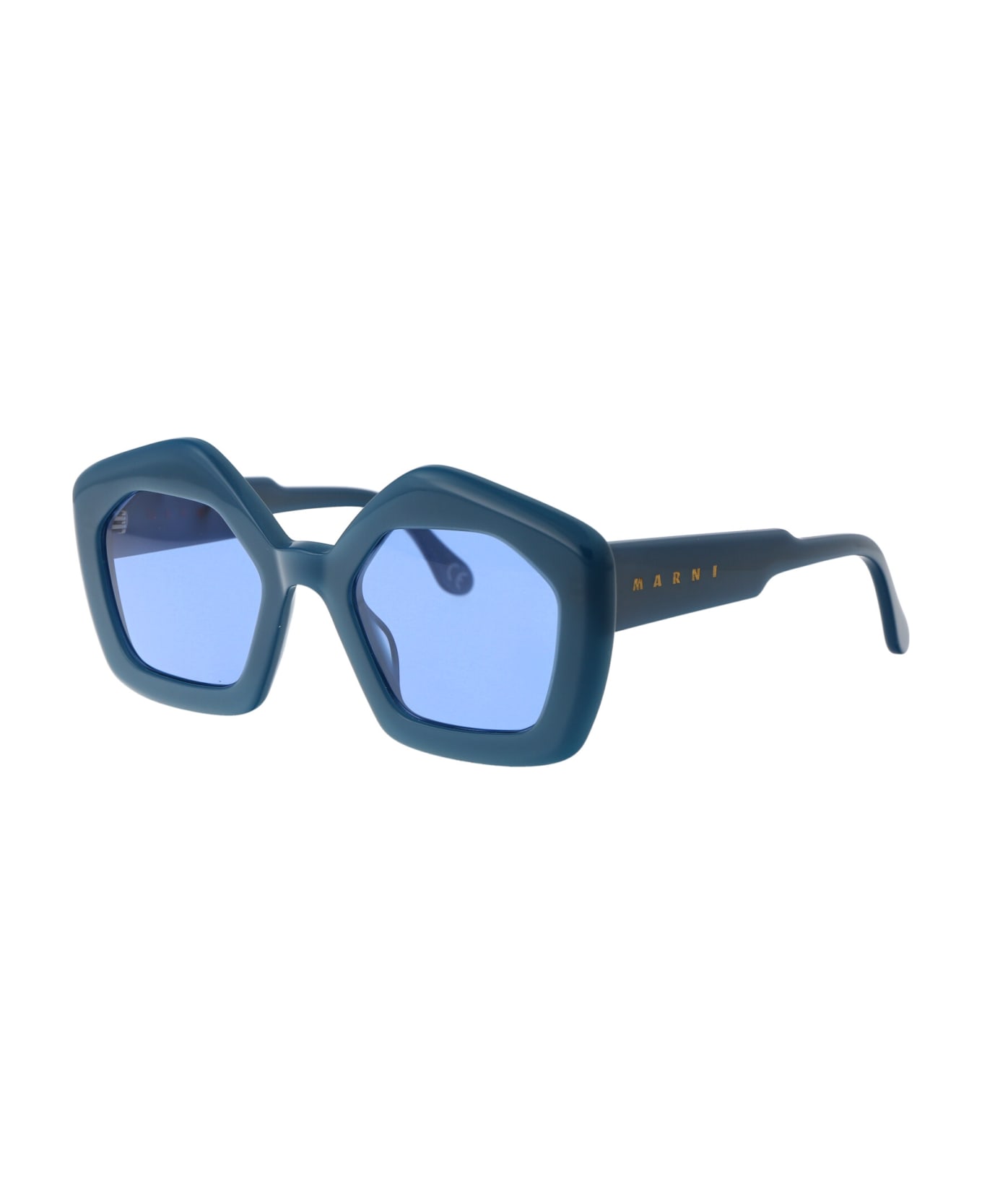 Marni Eyewear Laughing Waters Sunglasses - BLUE