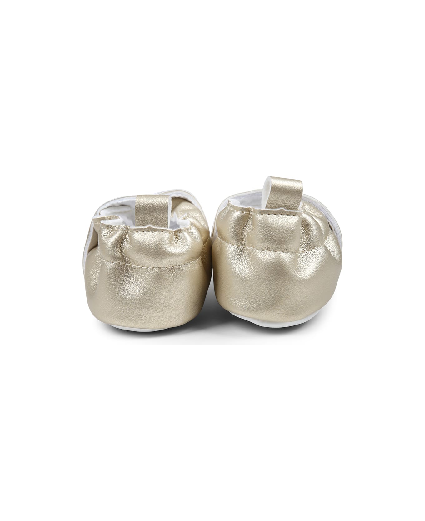 Karl Lagerfeld Kids Gold Slip On For Babykids With Logo - Gold