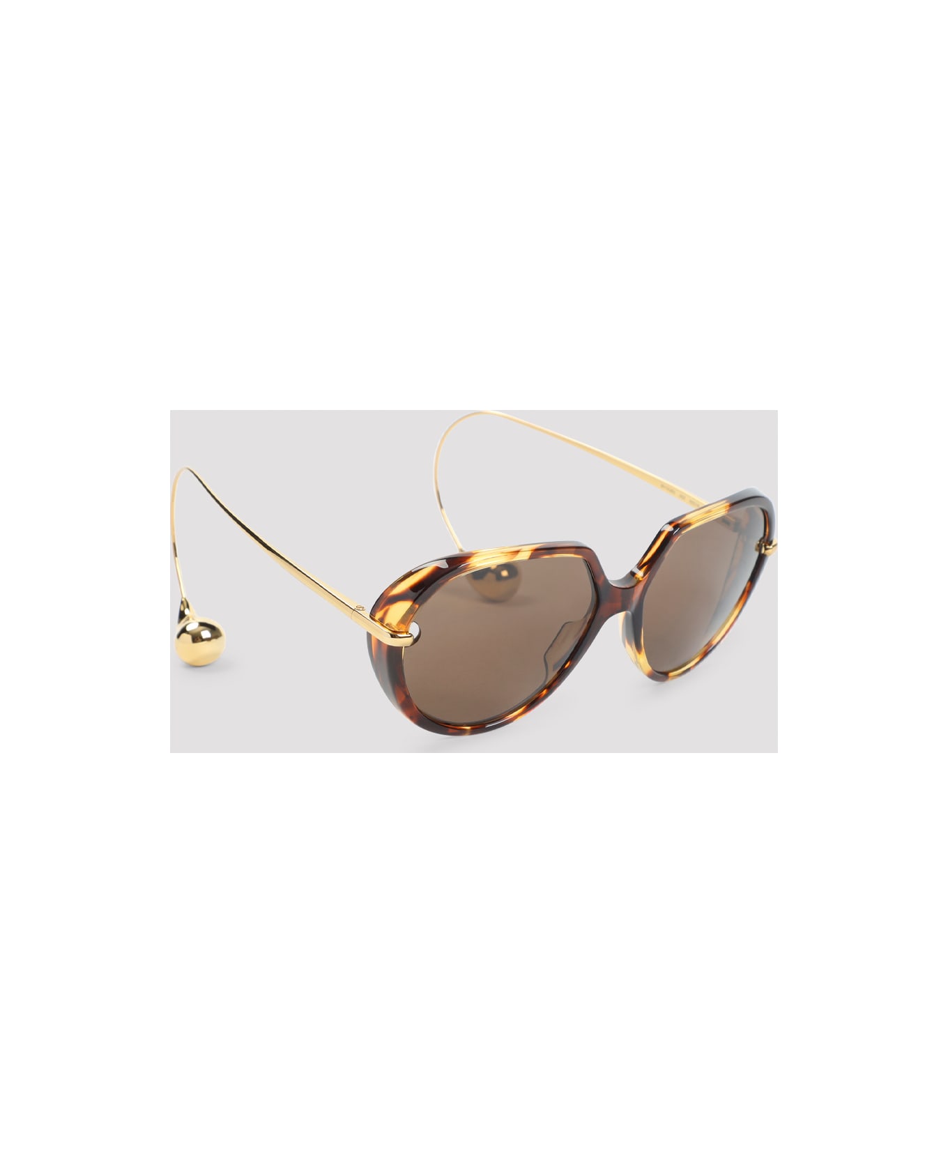 Bottega Veneta Bv1436s Sunglasses - Havana Gold Brown