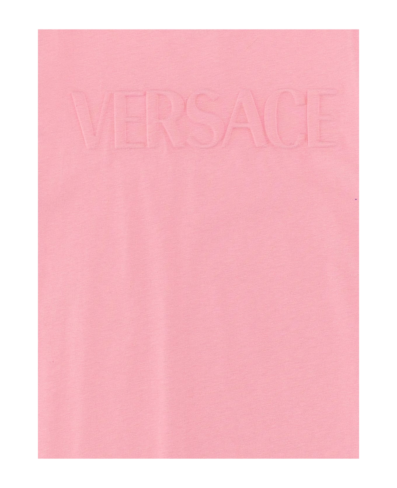 Versace Embossed Logo T-shirt - Pink