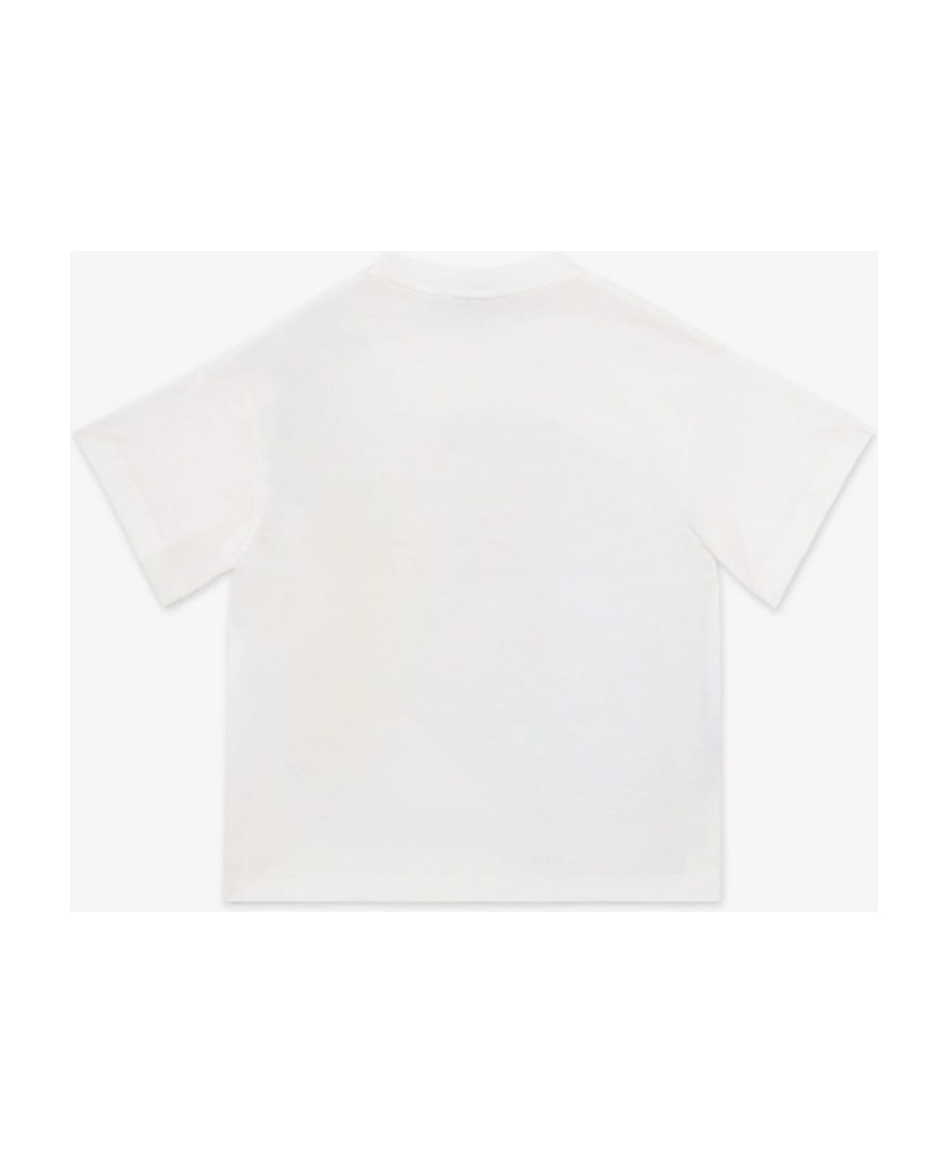 Fendi Kids T-shirts And Polos White - White