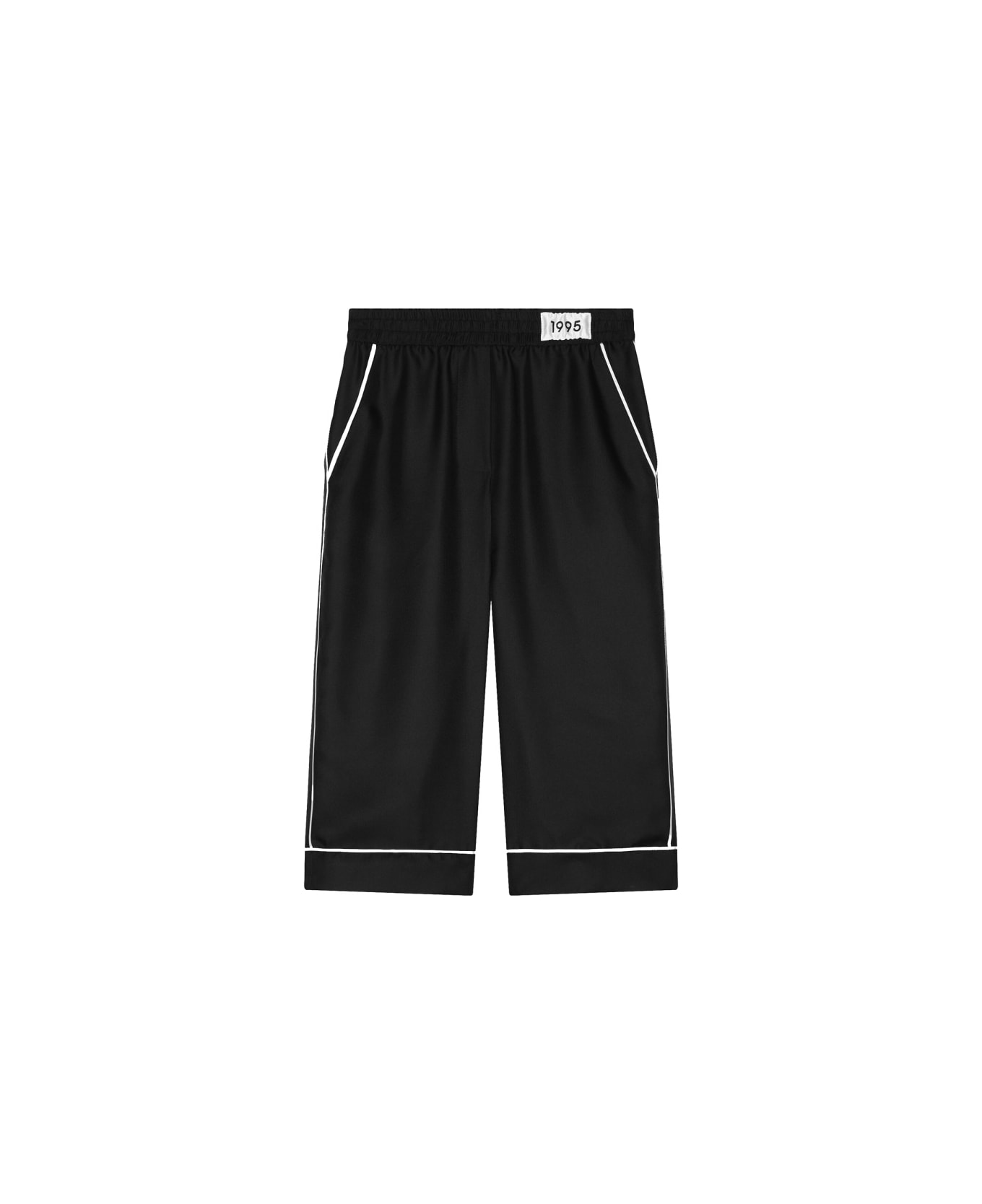 Dolce & Gabbana Wide Pants - BLACK