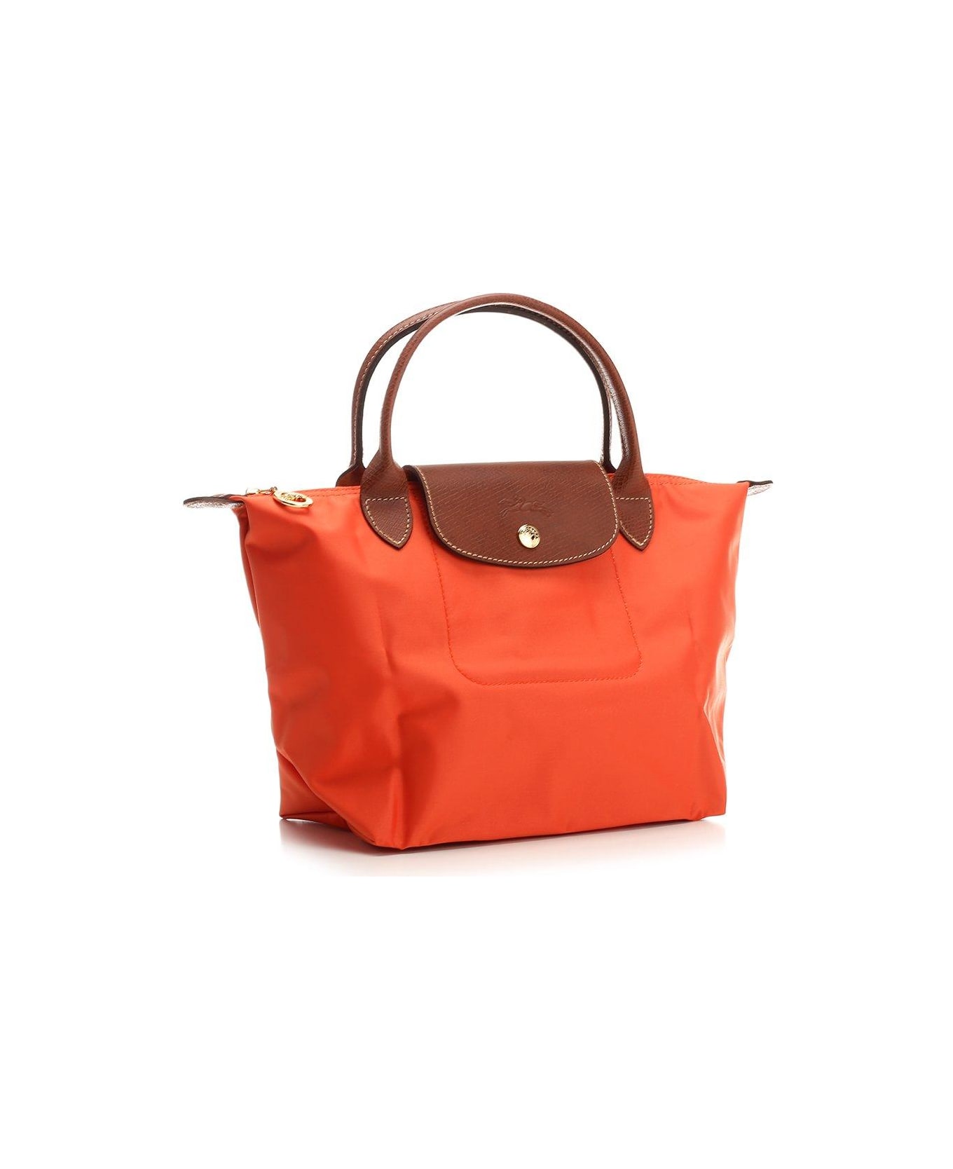 Longchamp Le Pliage Zip-up Small Tote Bag - orange