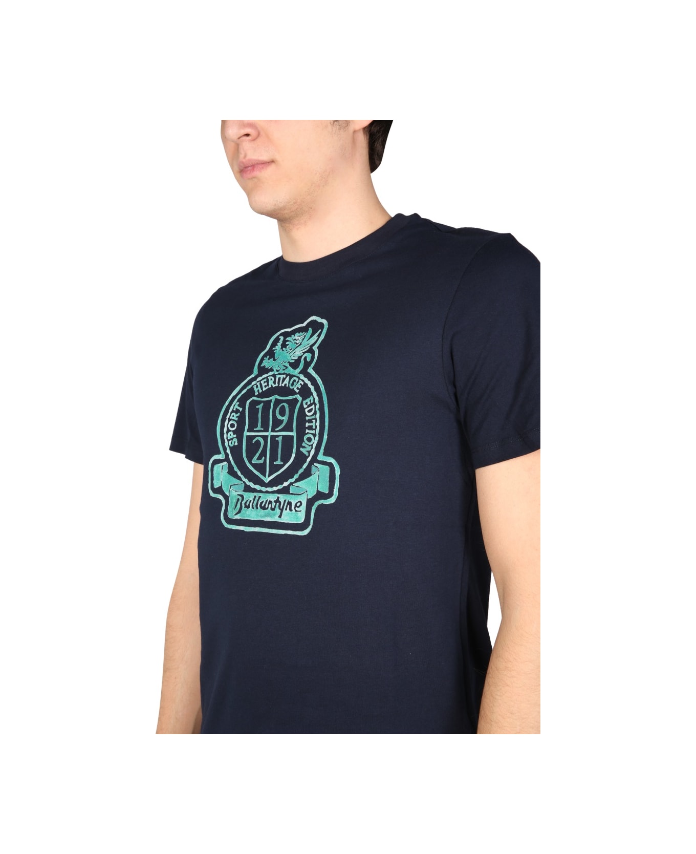 Ballantyne Heritage T-shirt - BLUE シャツ