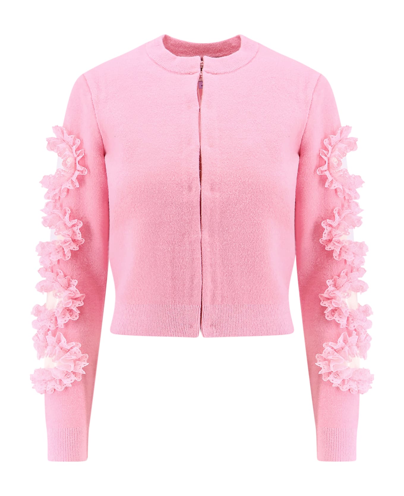 self-portrait Cristopher Kane Residency Cardigan With Cut-out Details - Pink