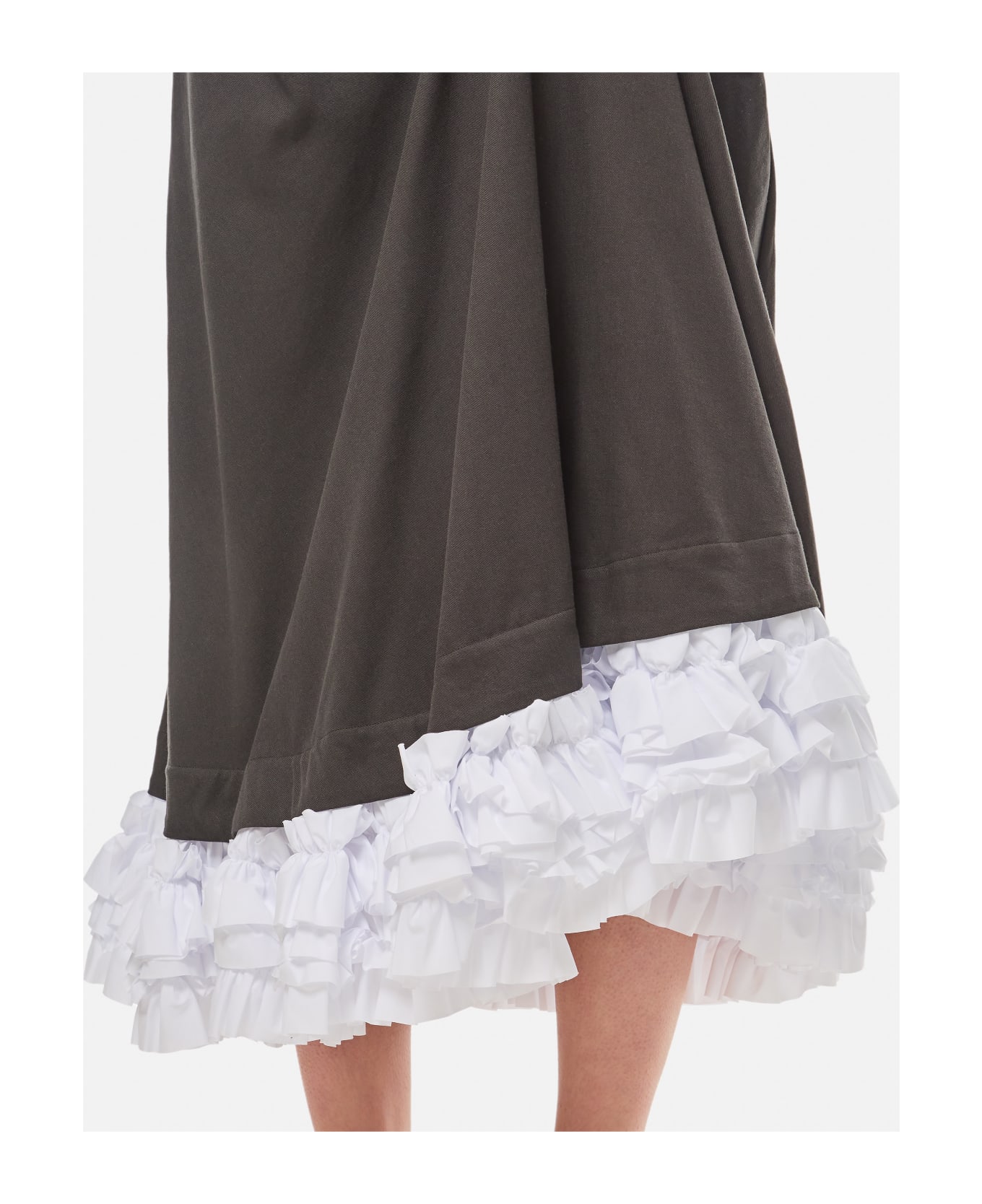 Molly Goddard Jules Cotton Midi Skirt - Black スカート