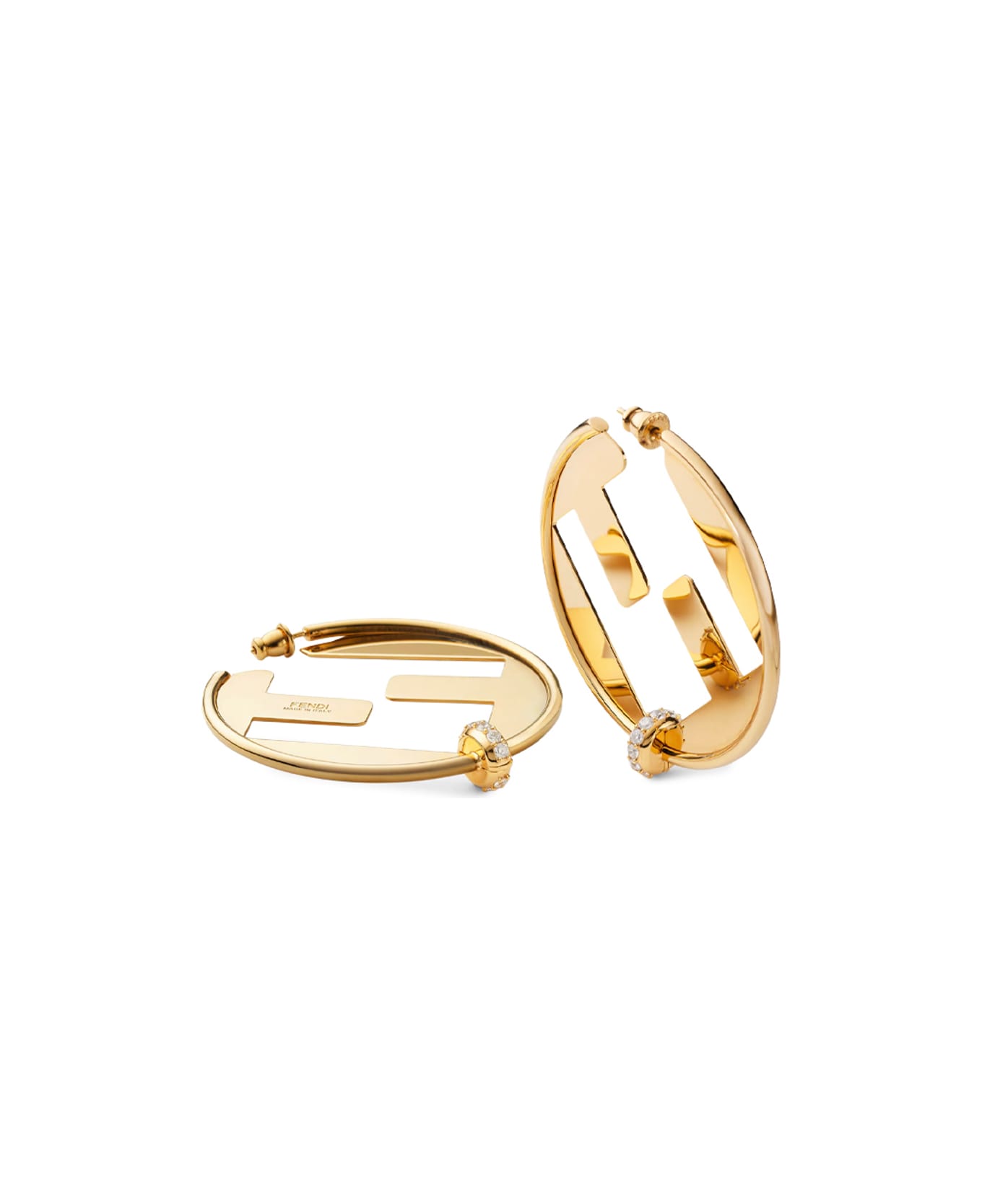 Fendi Everround Earrings - Golden