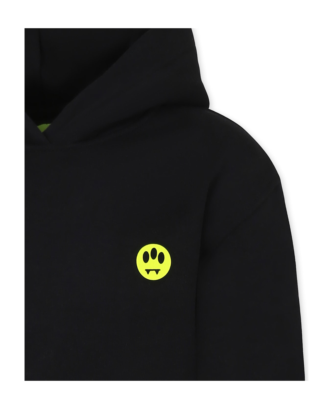 Barrow Black Sweatshirt For Kids With Smiley - Nero