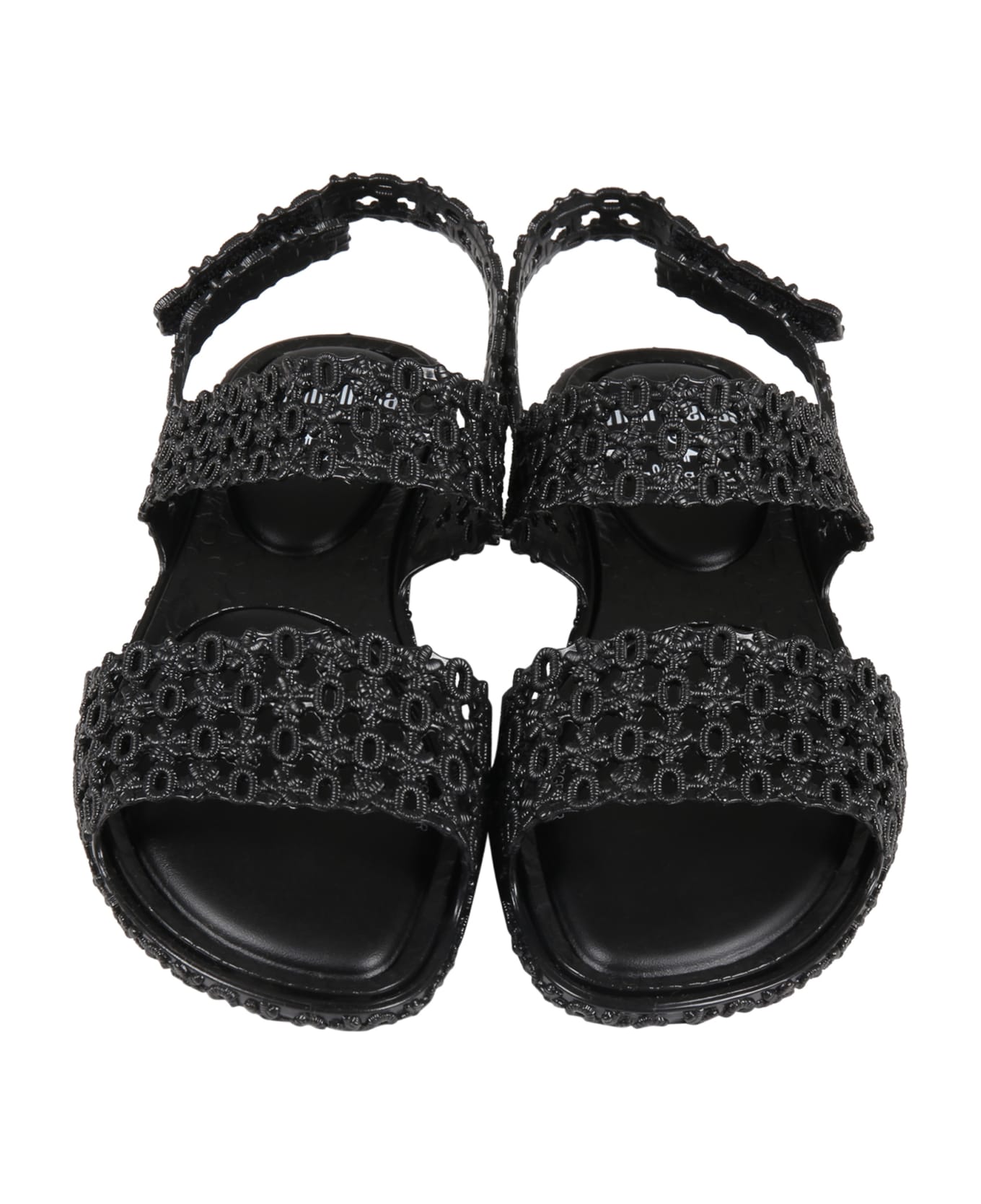 Melissa Black Sandals For Girl - Black