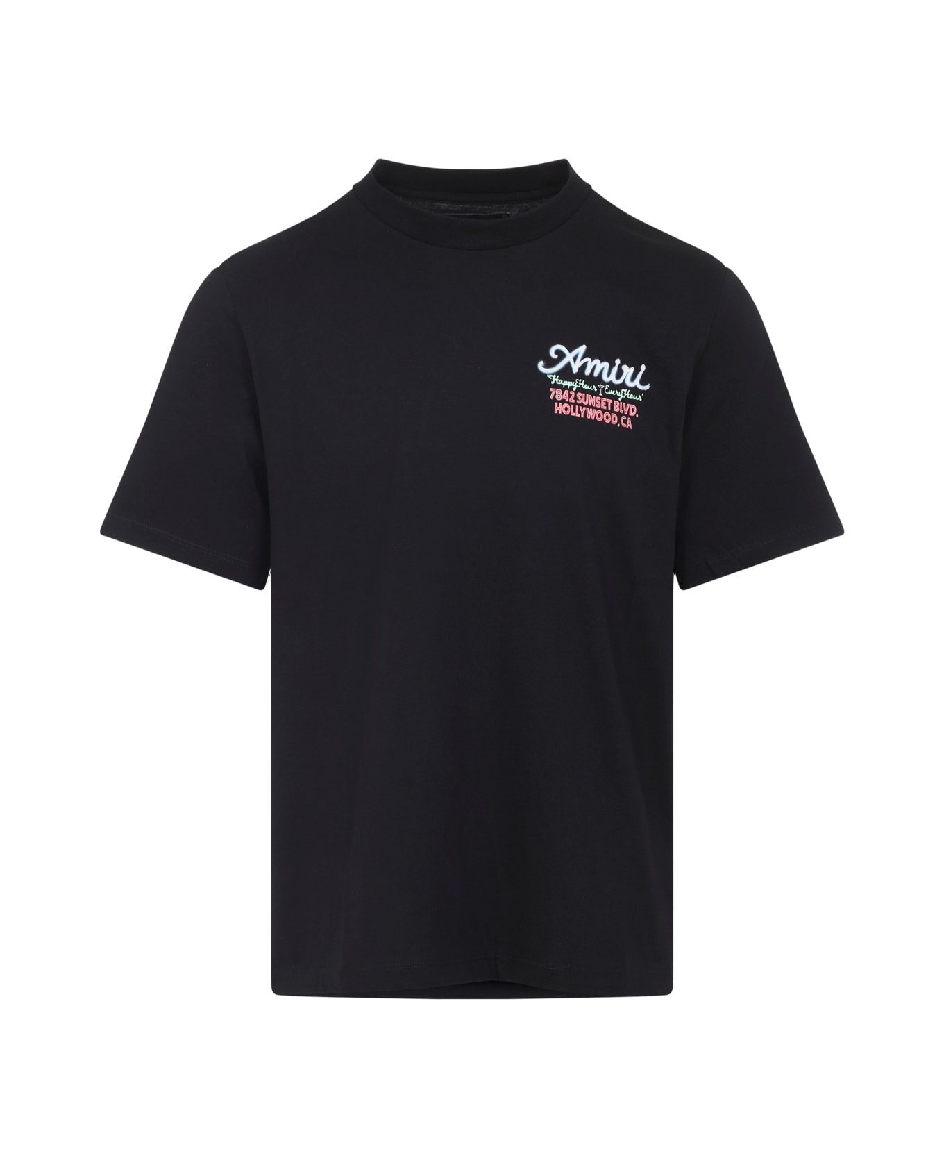 AMIRI Neon Lights Os T-shirt - Black