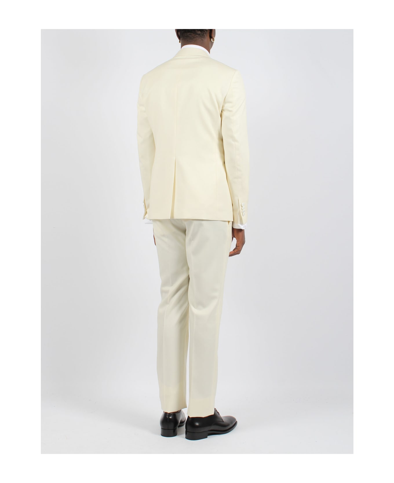 Tagliatore 3 Pieces Single Breasted Tailored Suit - White
