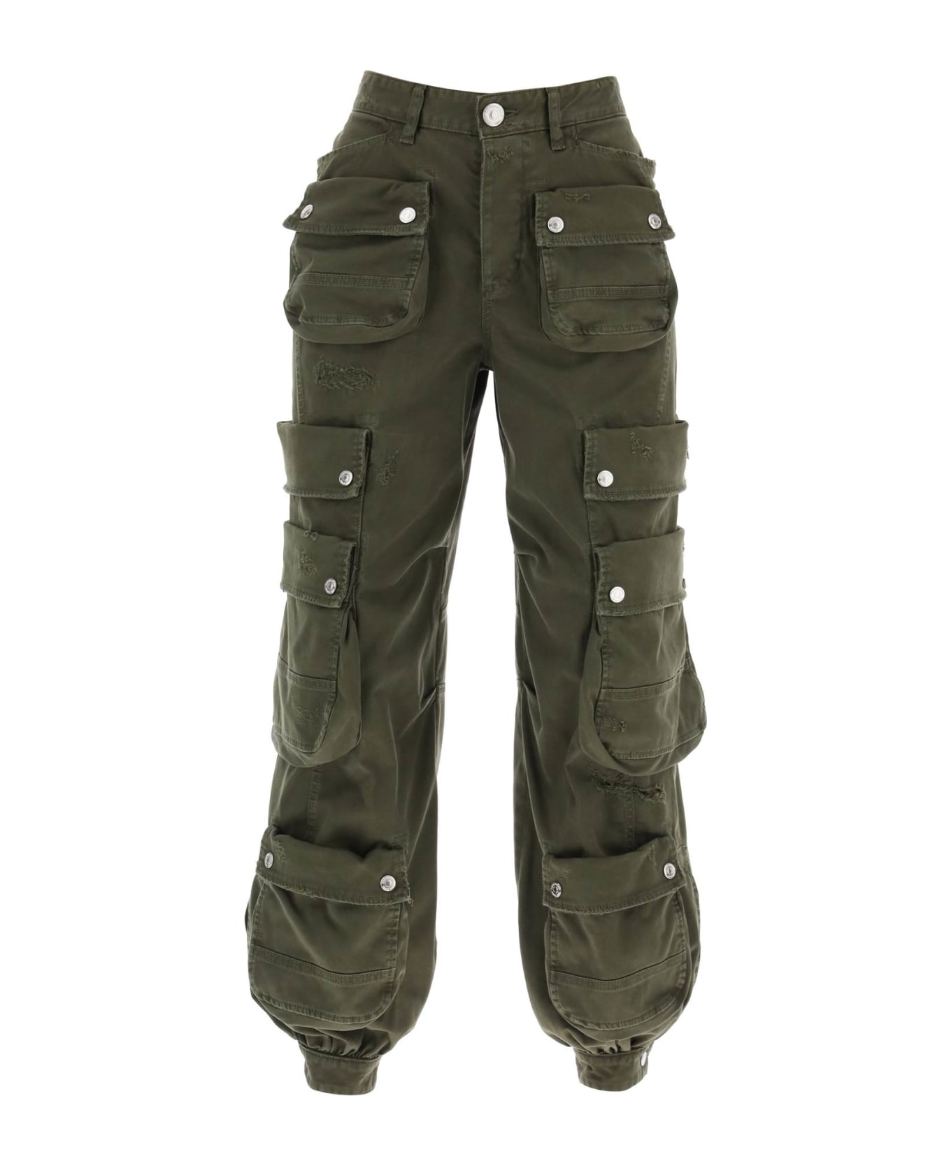 Dsquared2 Pocket Detailed Cargo Pants - MILITARY GREEN (Green)