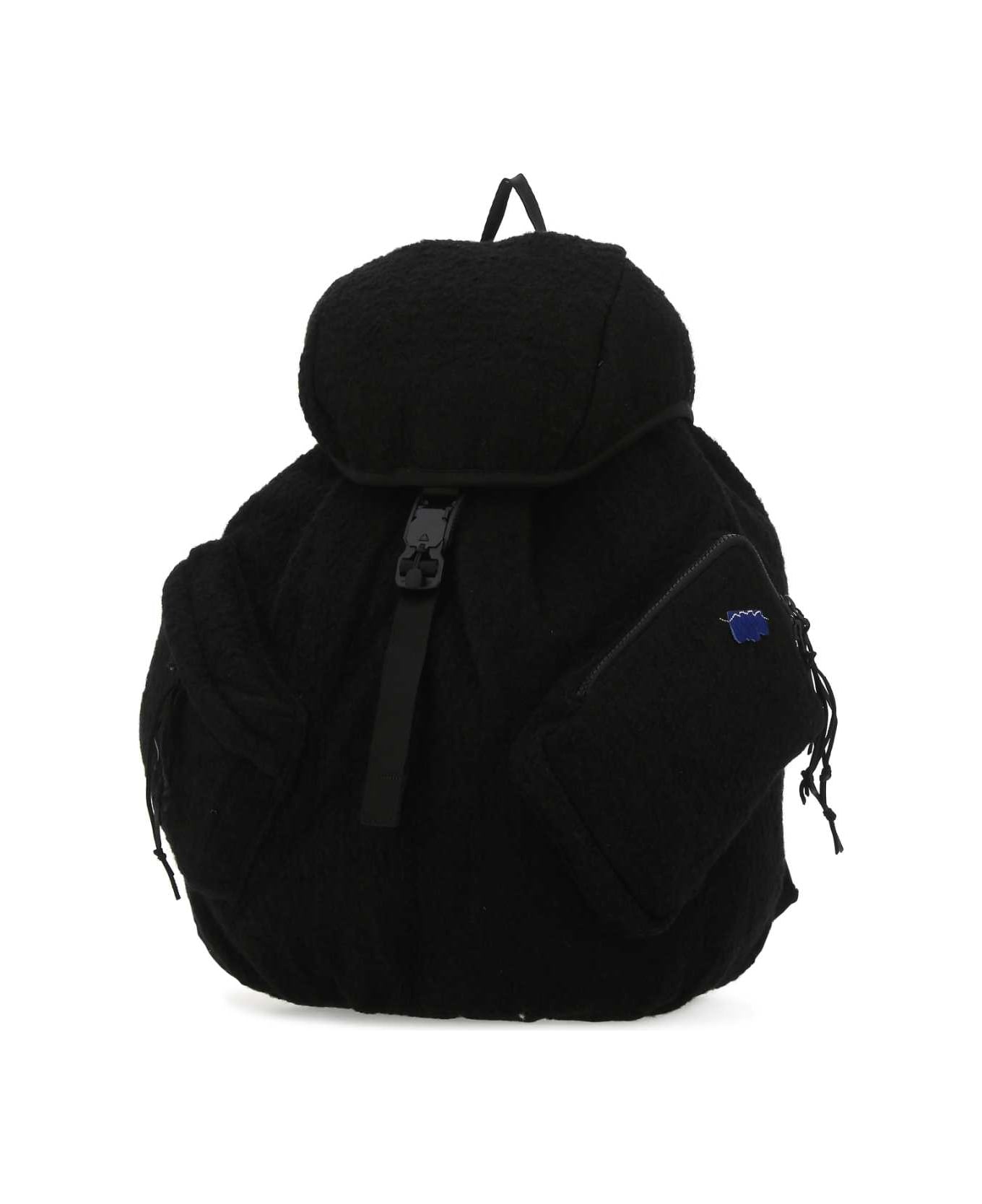 Ader Error Black Boucle Backpack - BLACK