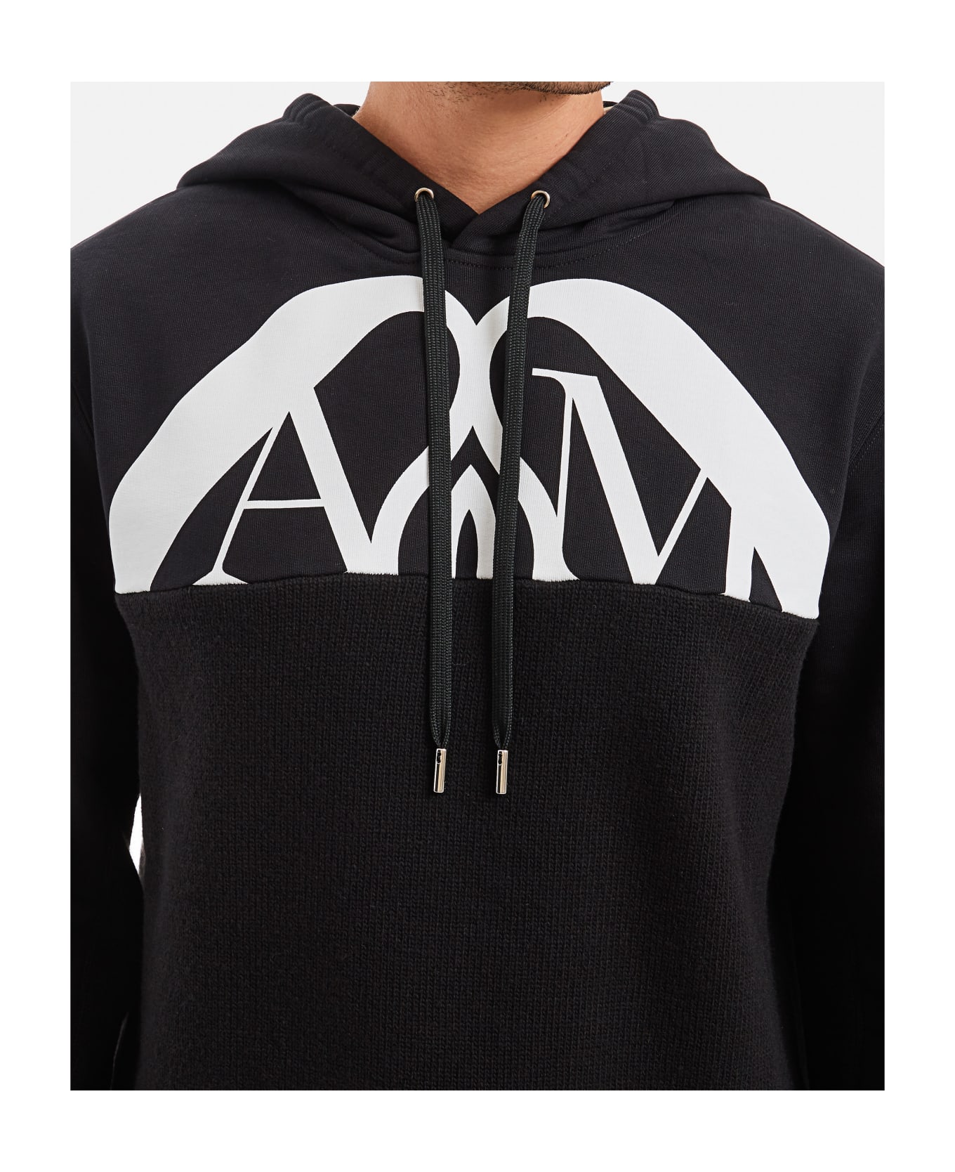 Alexander McQueen Sweatshirt With Logo - Black フリース