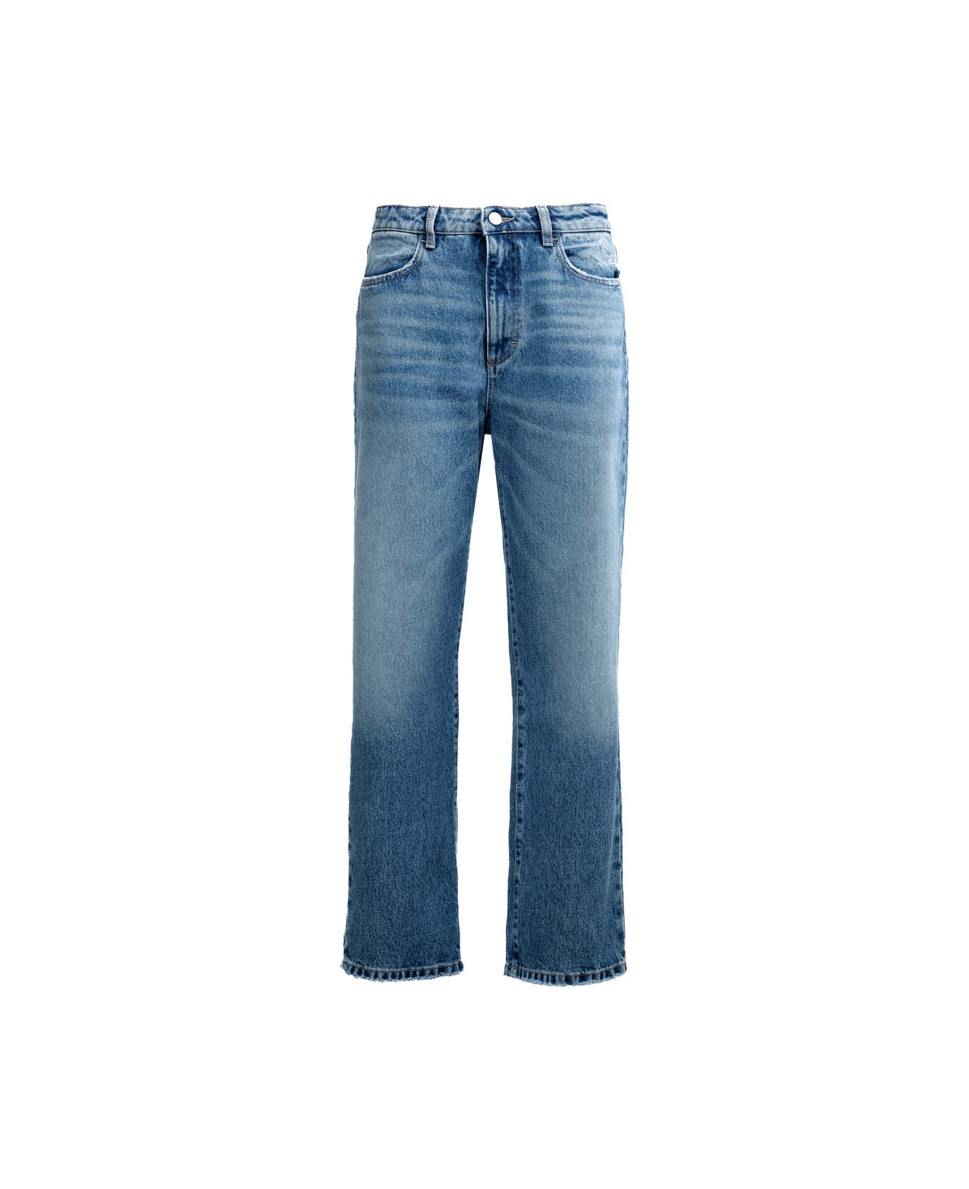 Icon Denim Jeans Regular Vita Alta - Blu