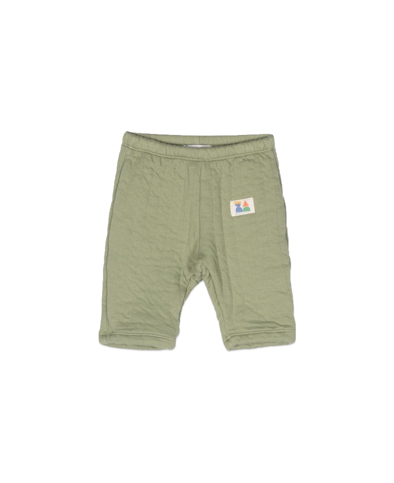 Bobo Choses Quilted Jogging Pants - GREEN