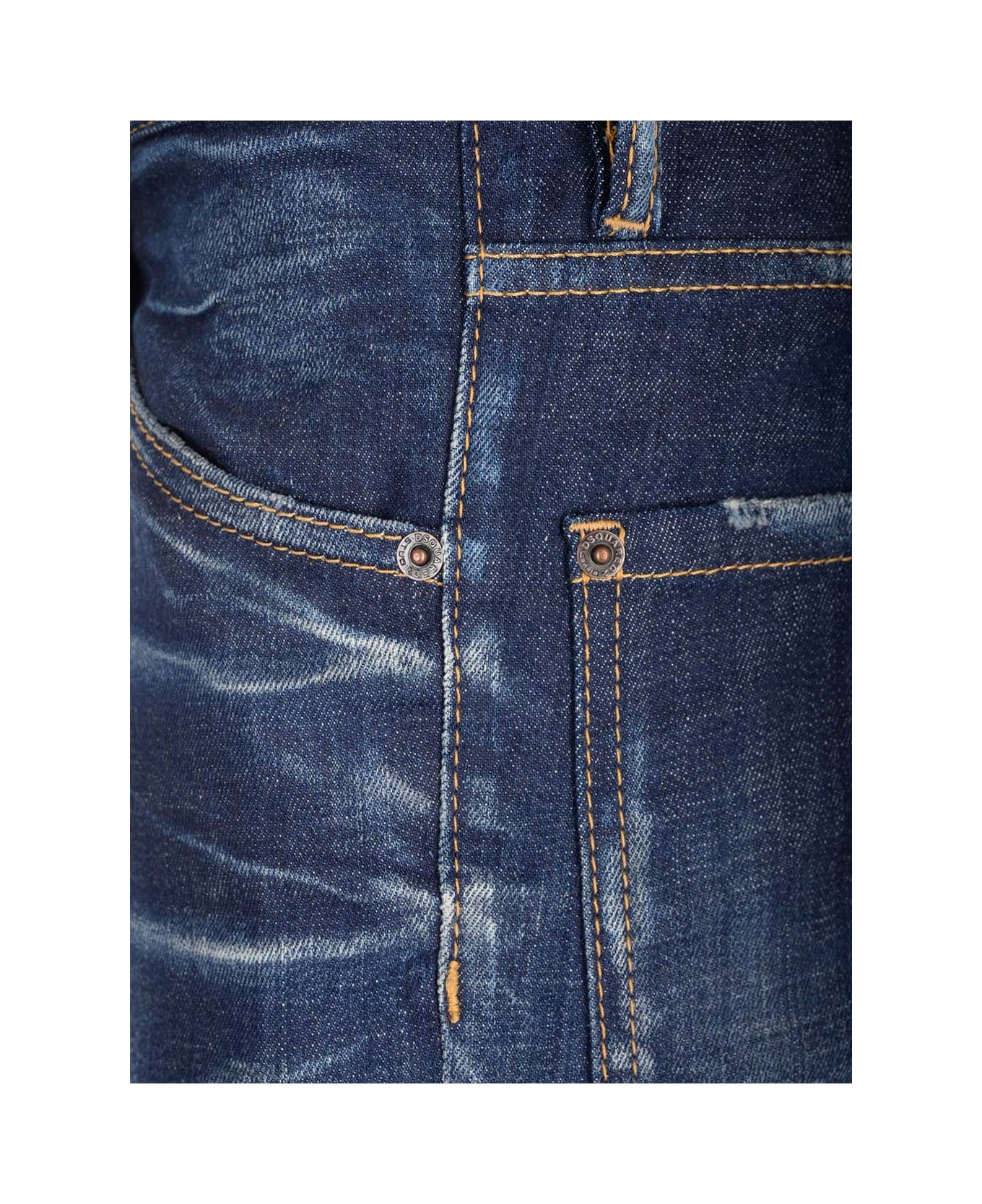 Dsquared2 Dark Wash 'cool Guy' Jeans - Navy Blue