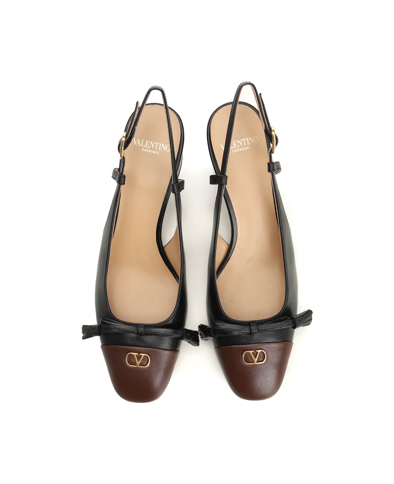 Valentino Garavani 'valet Du Roi' Slingback Pump - Black
