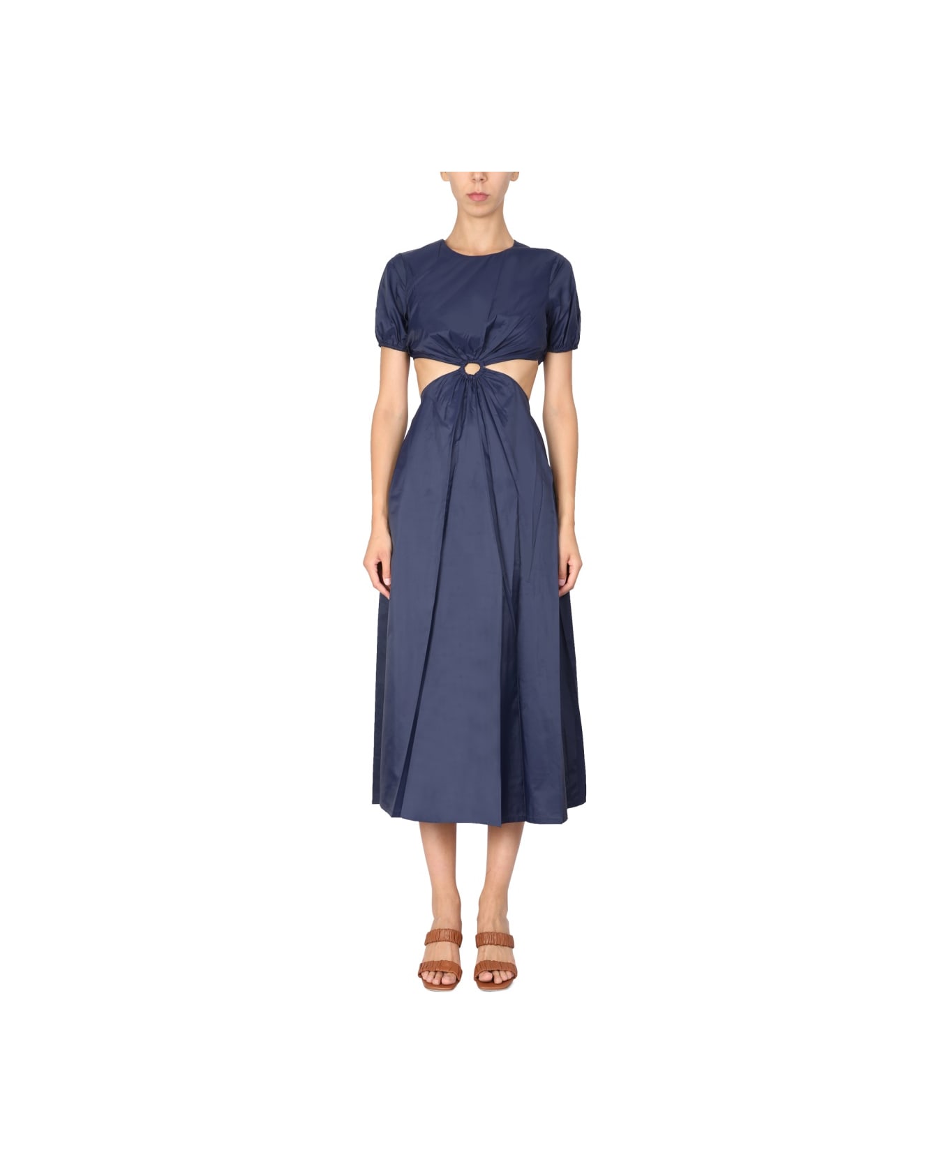 STAUD "calypso" Dress - BLUE ワンピース＆ドレス