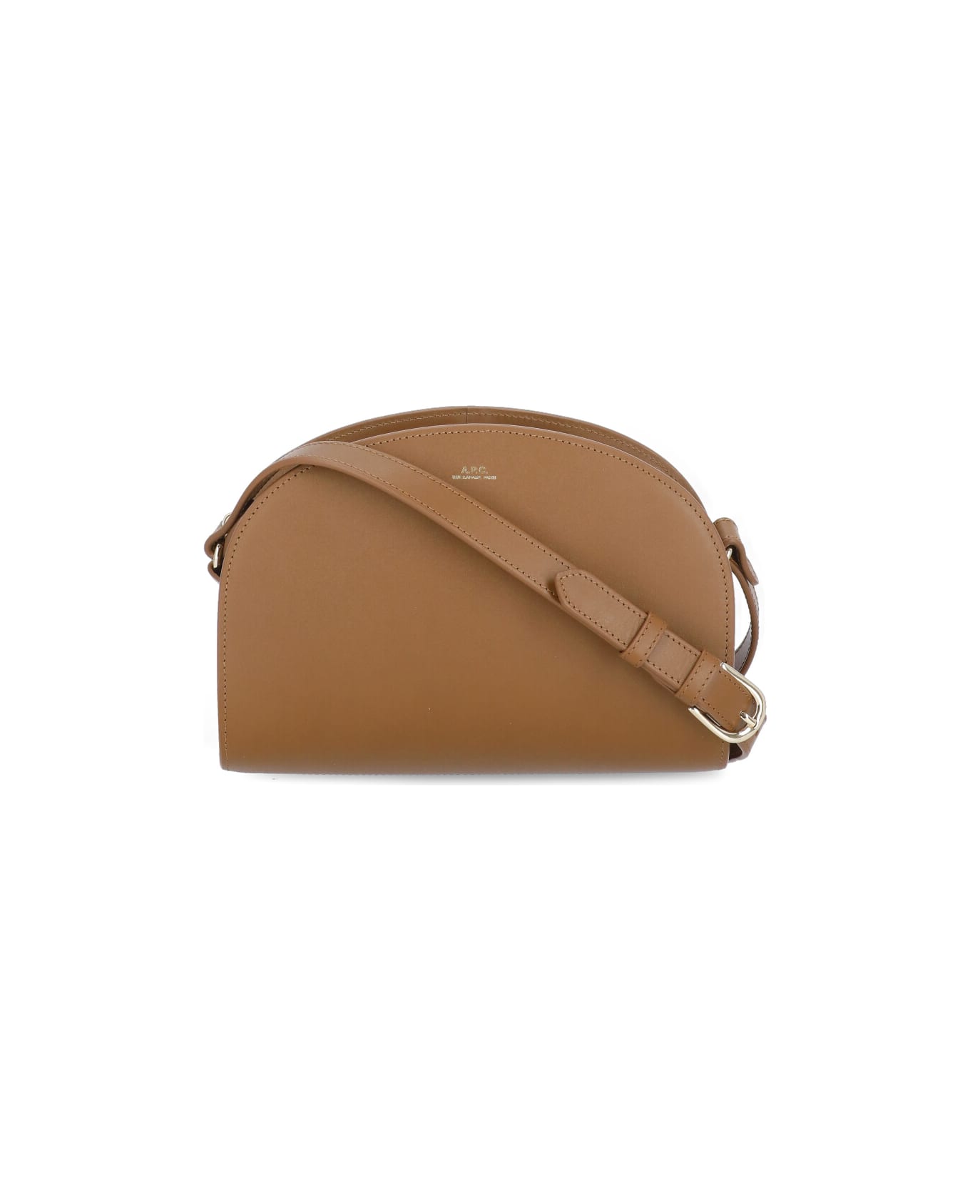 A.P.C. Demi-lune Shoulder Bag - Caq Cappuccino