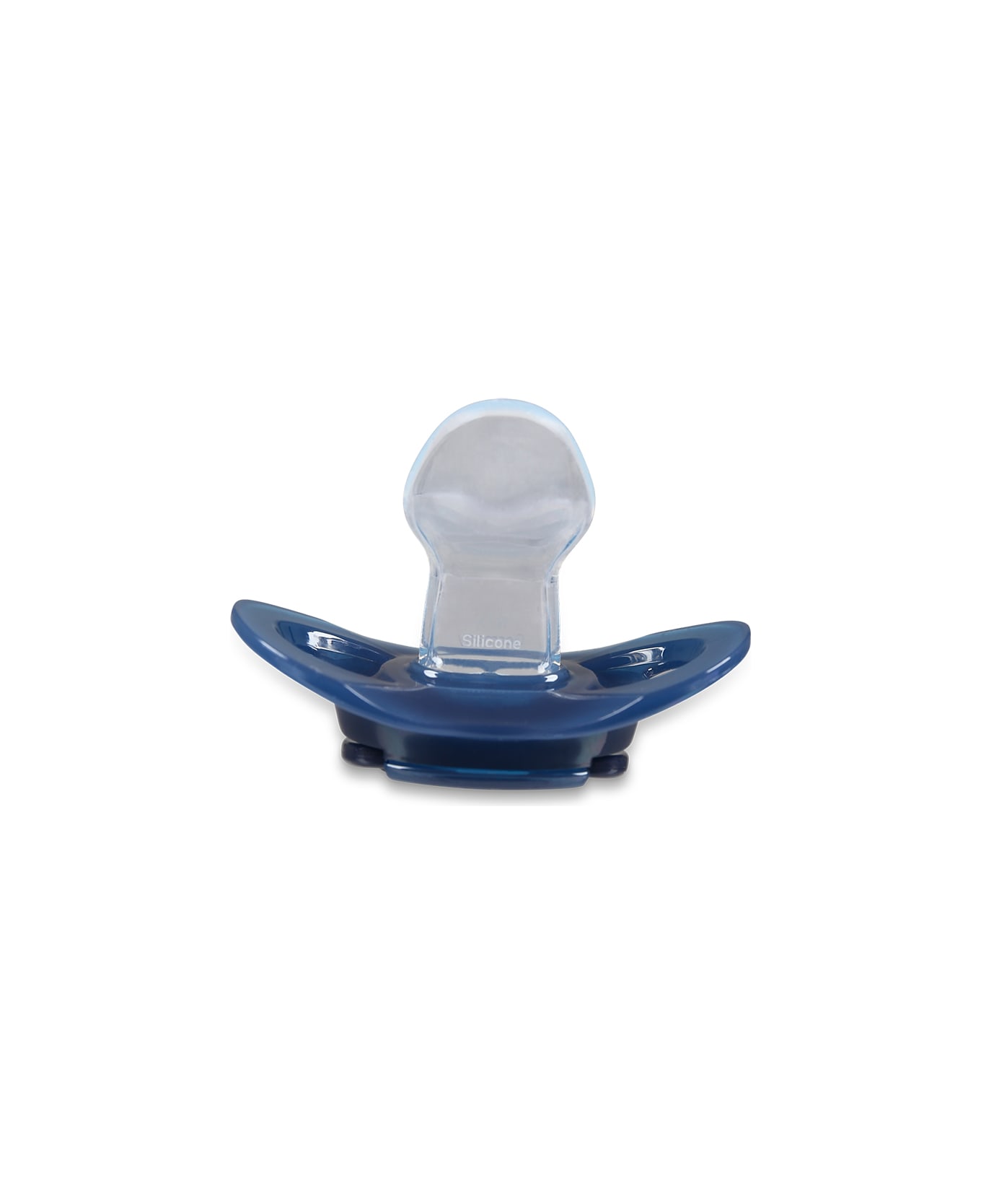 Hugo Boss Blue Pacifier For Baby Boy With Logo - Blue