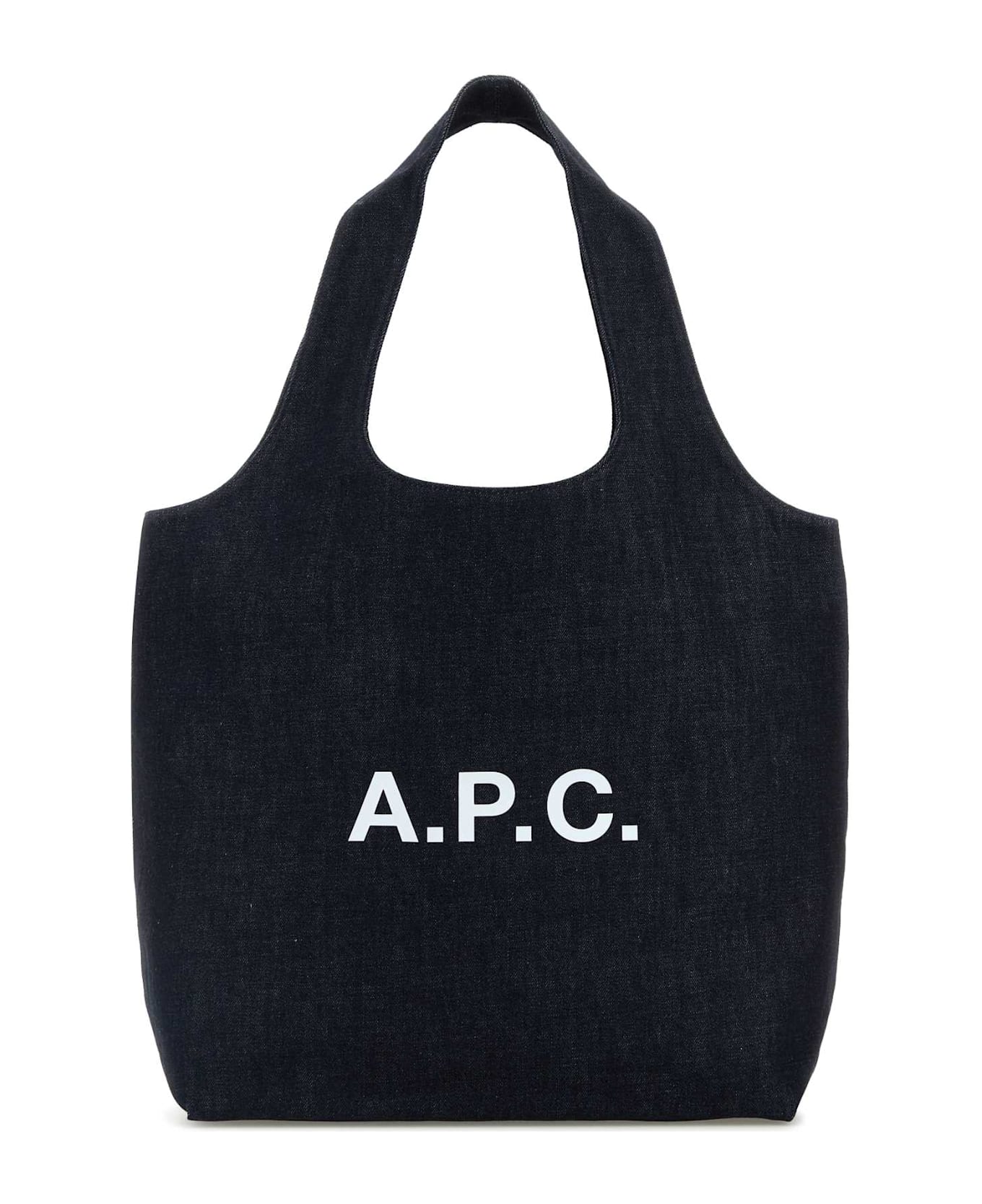 A.P.C. Denim Ninon Shopping Bag - INDIGO