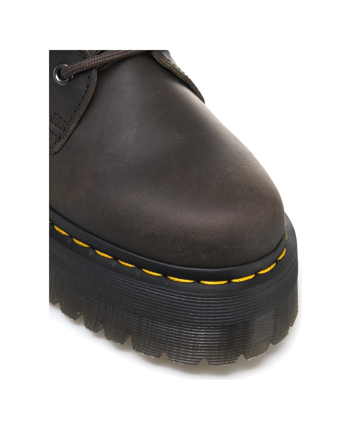 Dr. Martens Jadon Platform Lace-up Boots - Charcoal Grey