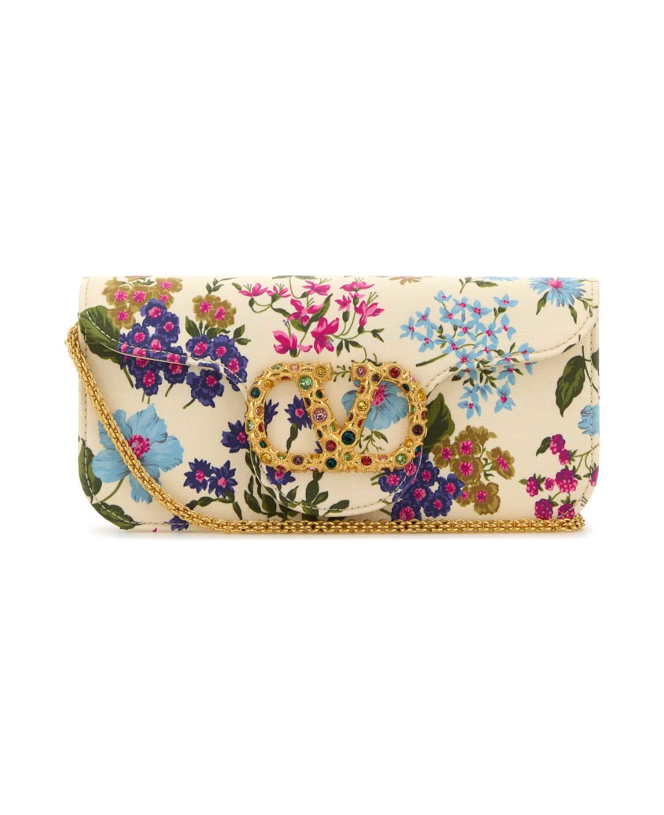 Valentino Garavani Printed Fabric Locã² Clutch - MULTICOLORBUTTERWHITEMULTICOLOR