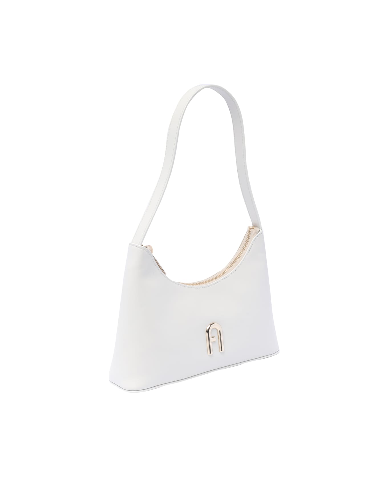 Furla Mini Diamante Shoulder Bag - White