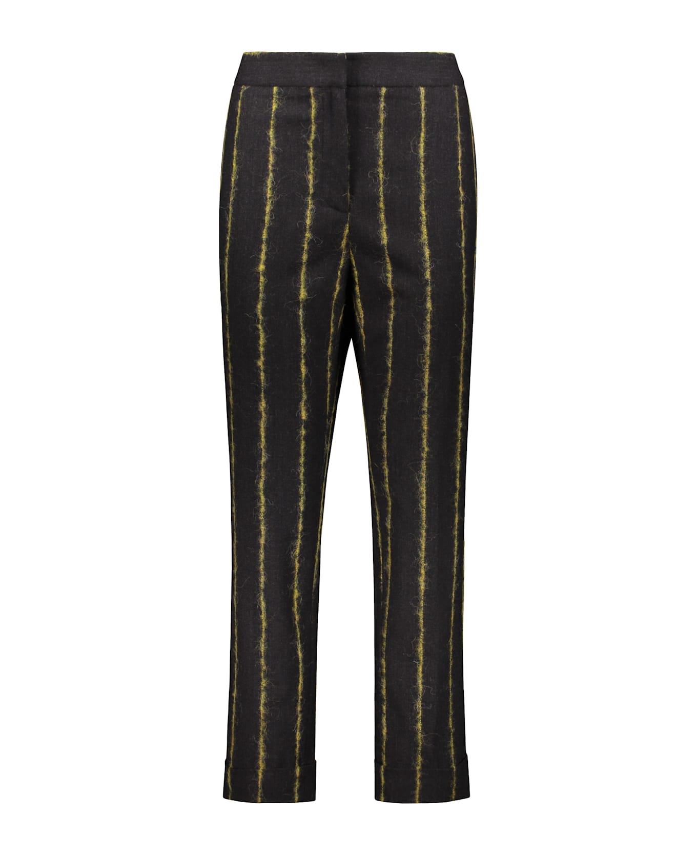 Lorena Antoniazzi Virgin Wool Trousers - black