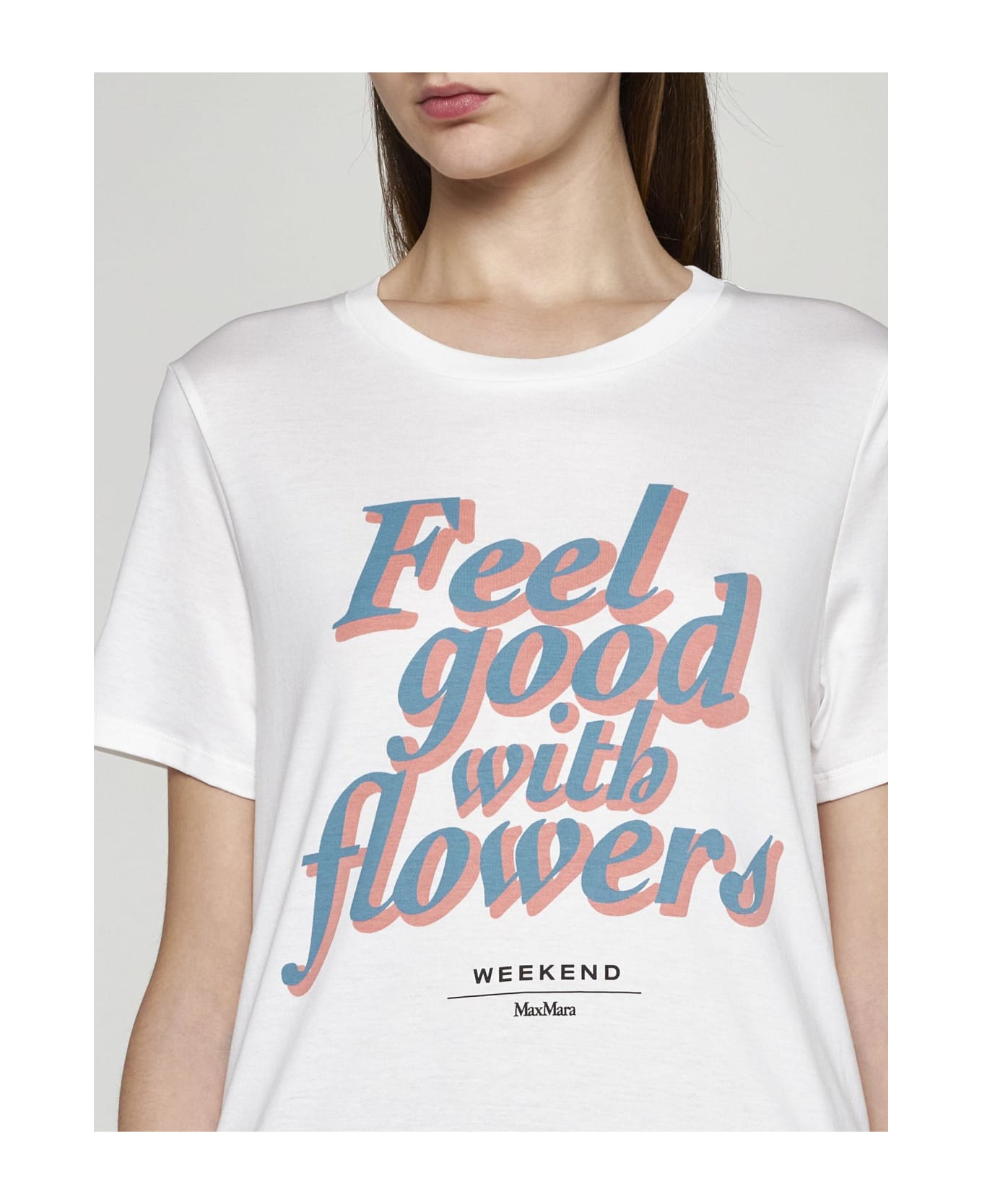 Weekend Max Mara Yen Print Cotton T-shirt