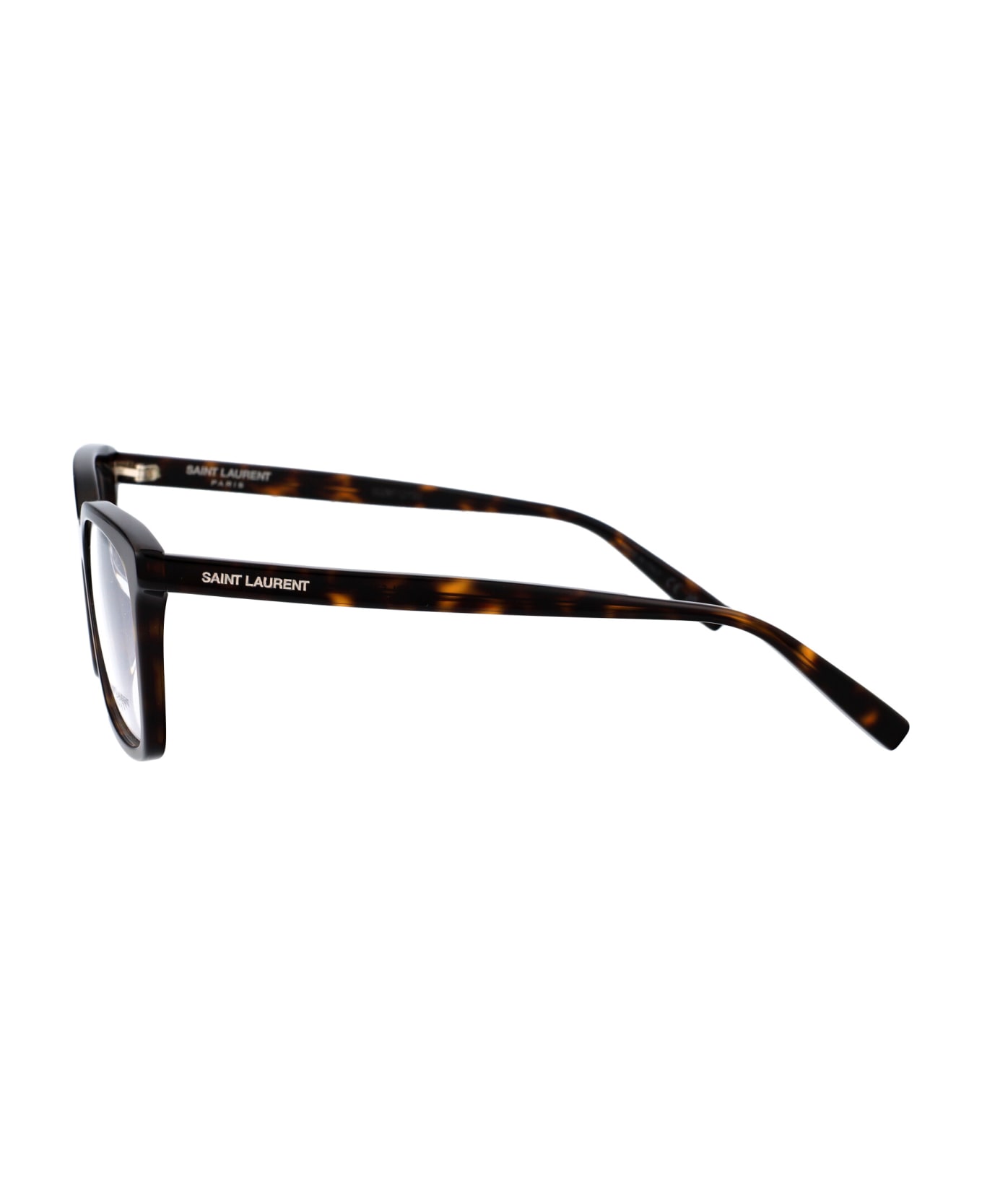 Saint Laurent Eyewear Sl 672 Glasses - 002 HAVANA HAVANA TRANSPARENT