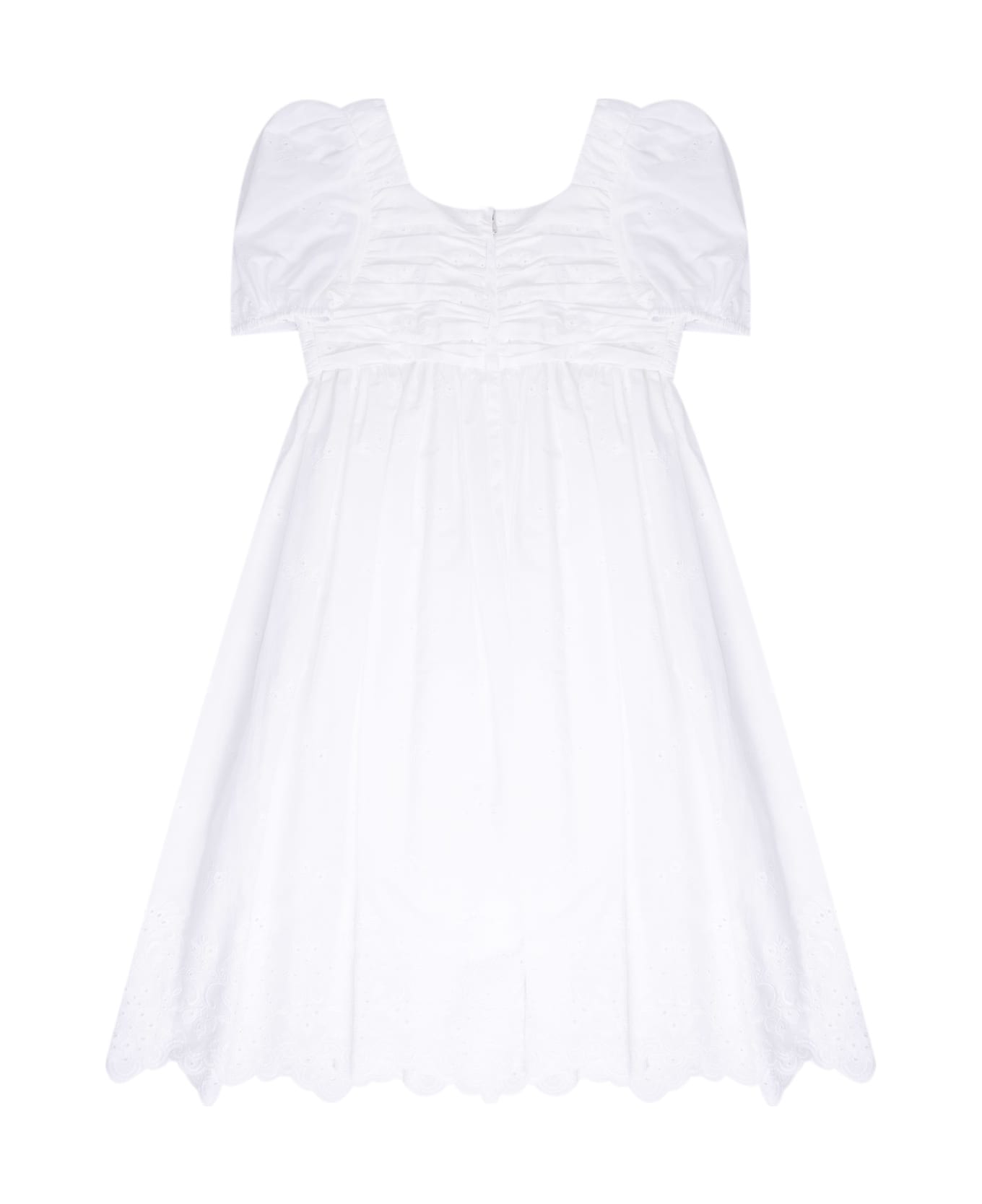 Dolce & Gabbana Cotton Dress - White ワンピース＆ドレス
