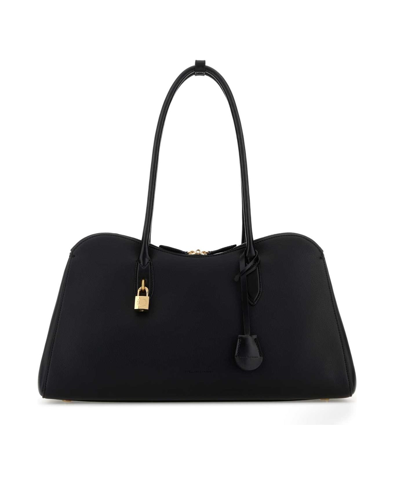Stella McCartney Black Synthetic Leather Ryder Shopping Bag - Black