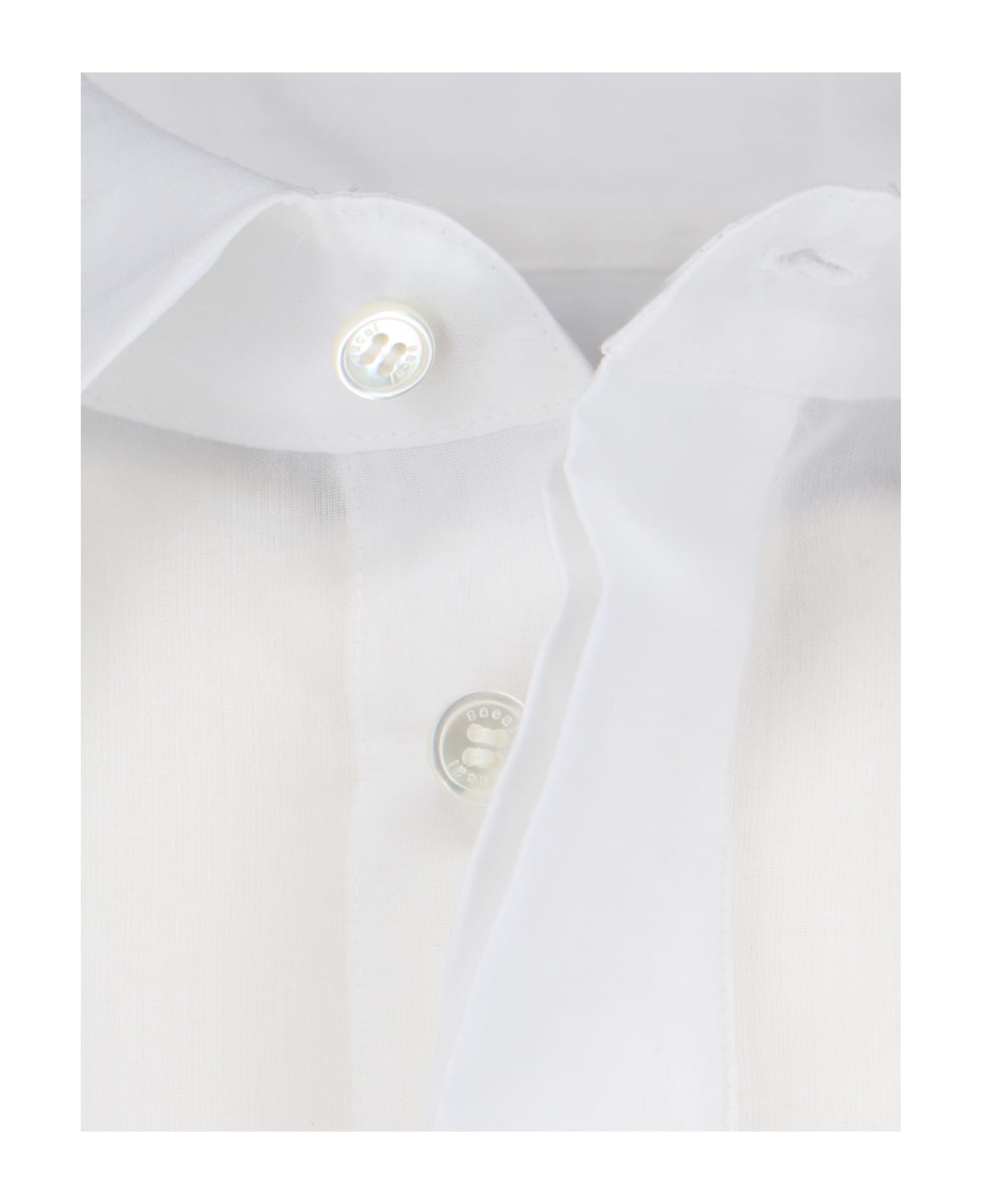 Sacai Mini Shirt Dress - White
