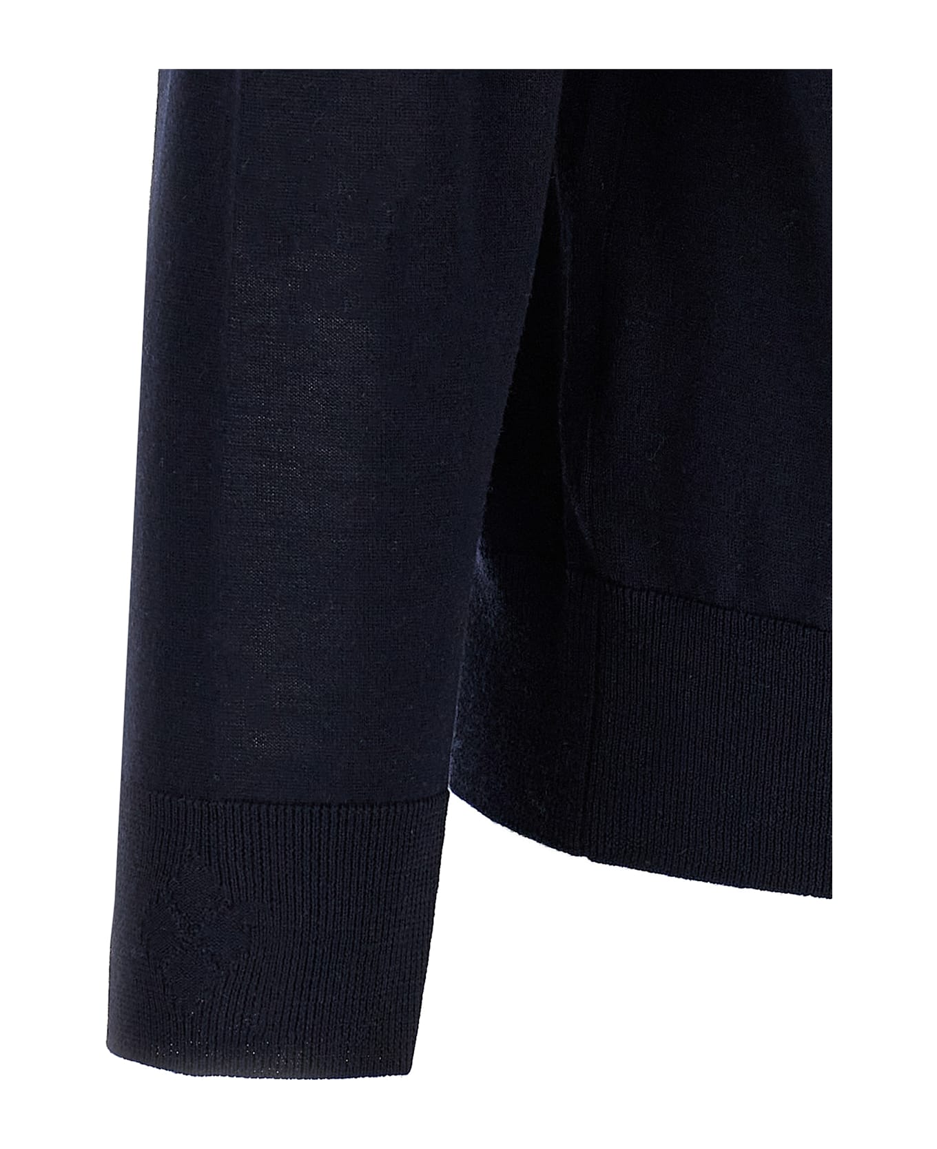 Ballantyne 'r Neck' Sweater - Blue