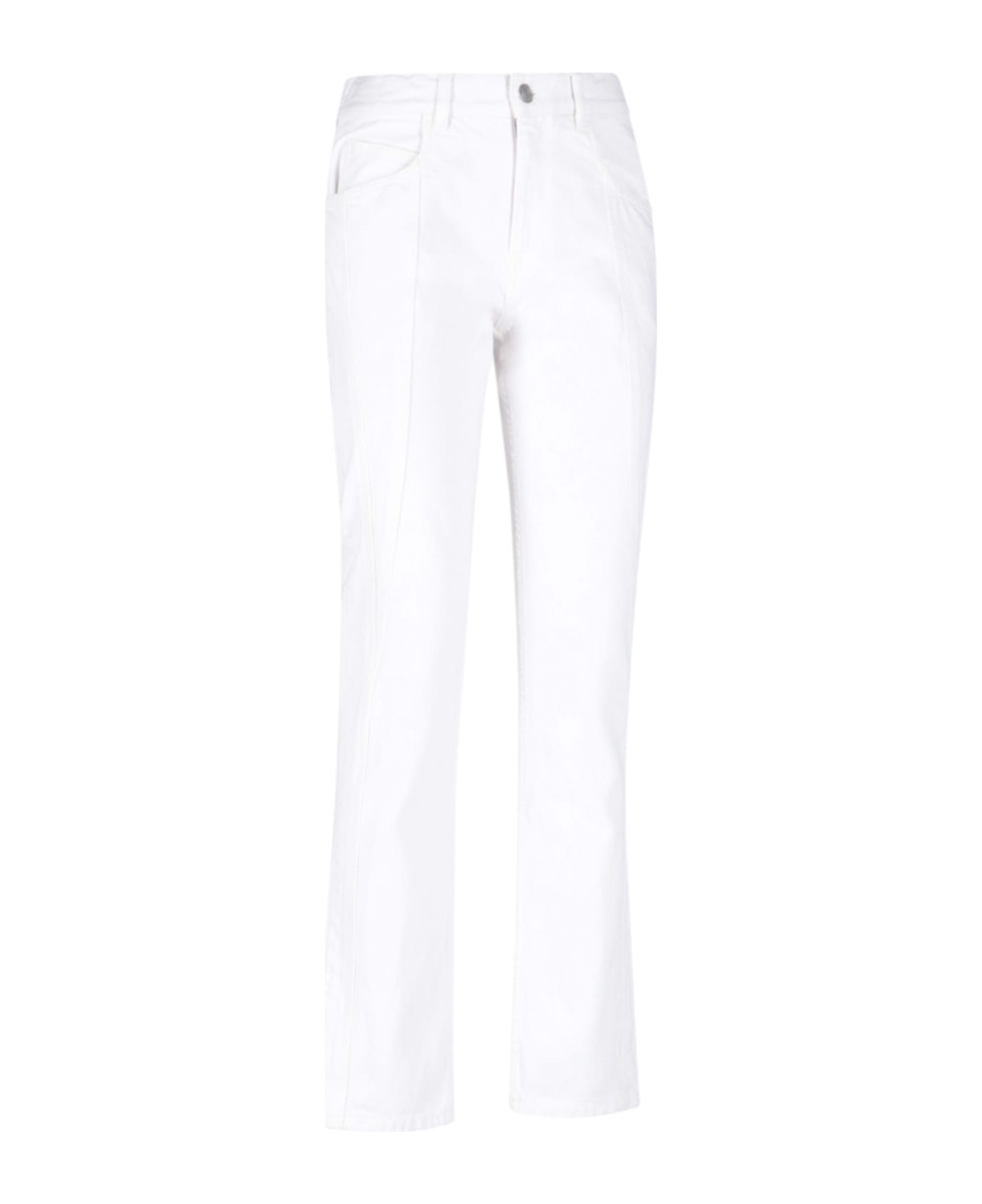Isabel Marant Slim Fit Jeans - White