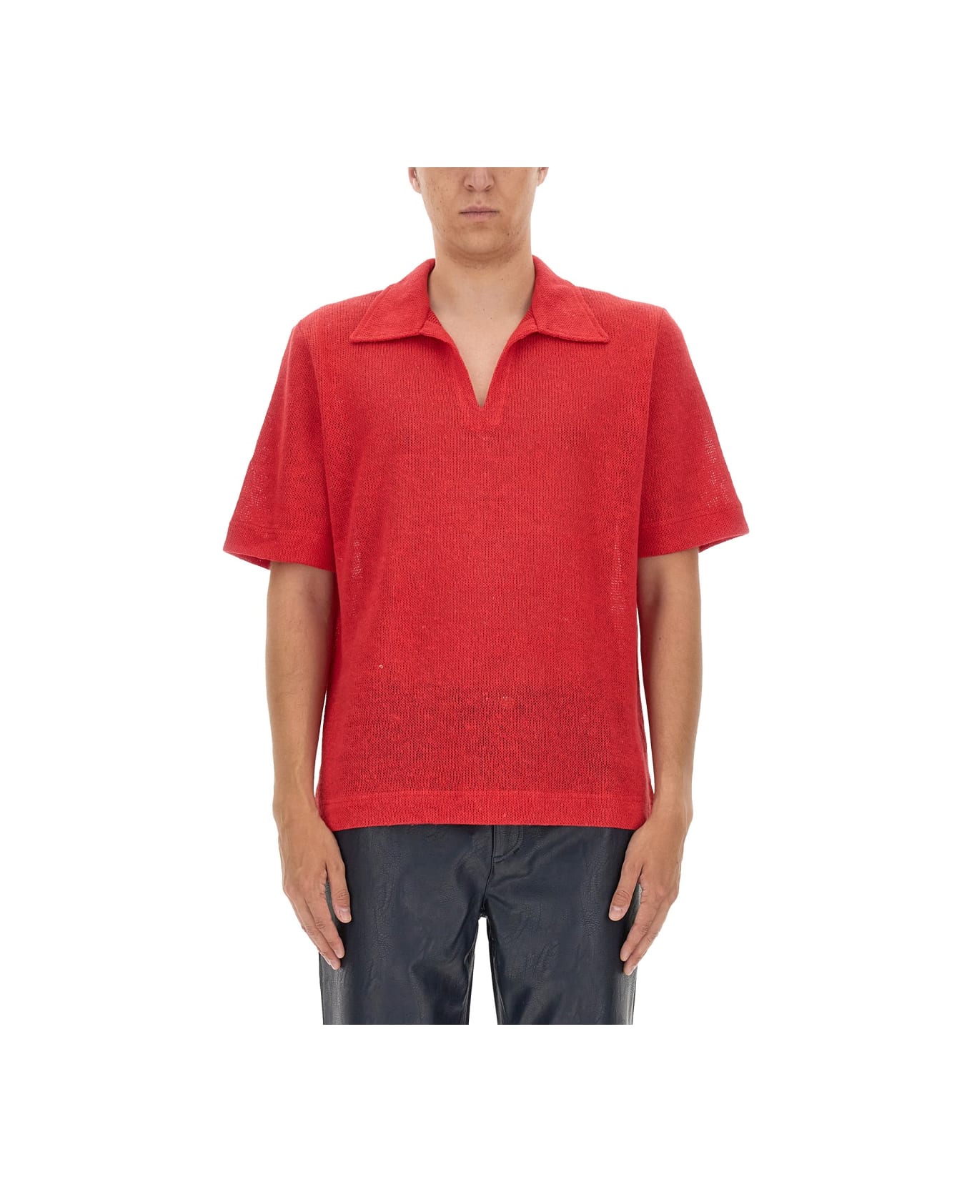 Séfr V-neck T-shirt - RED
