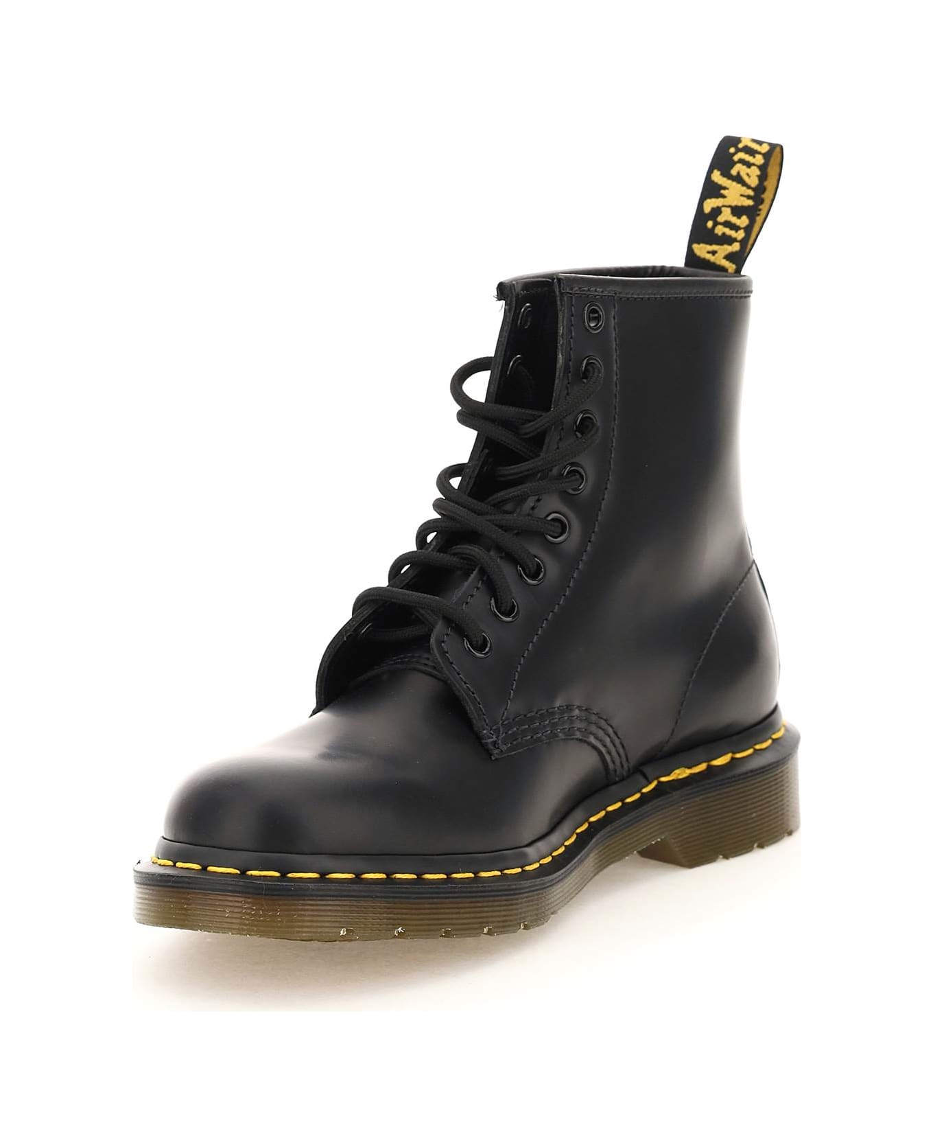 Dr. Martens 1460 Smooth Leather Combat Boots - Nero