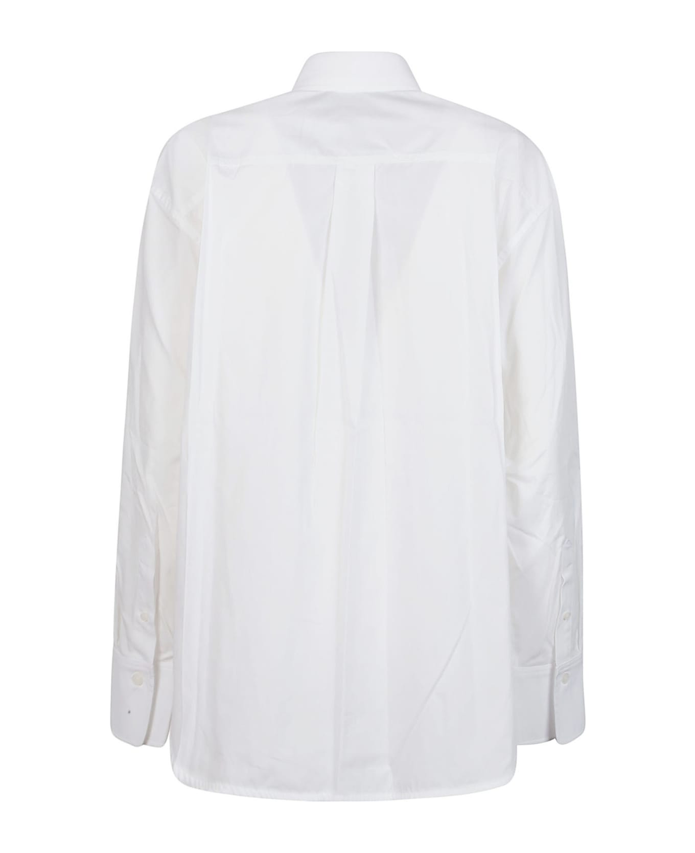 Victoria Beckham Oversized Long Sleeve Shirt - White シャツ