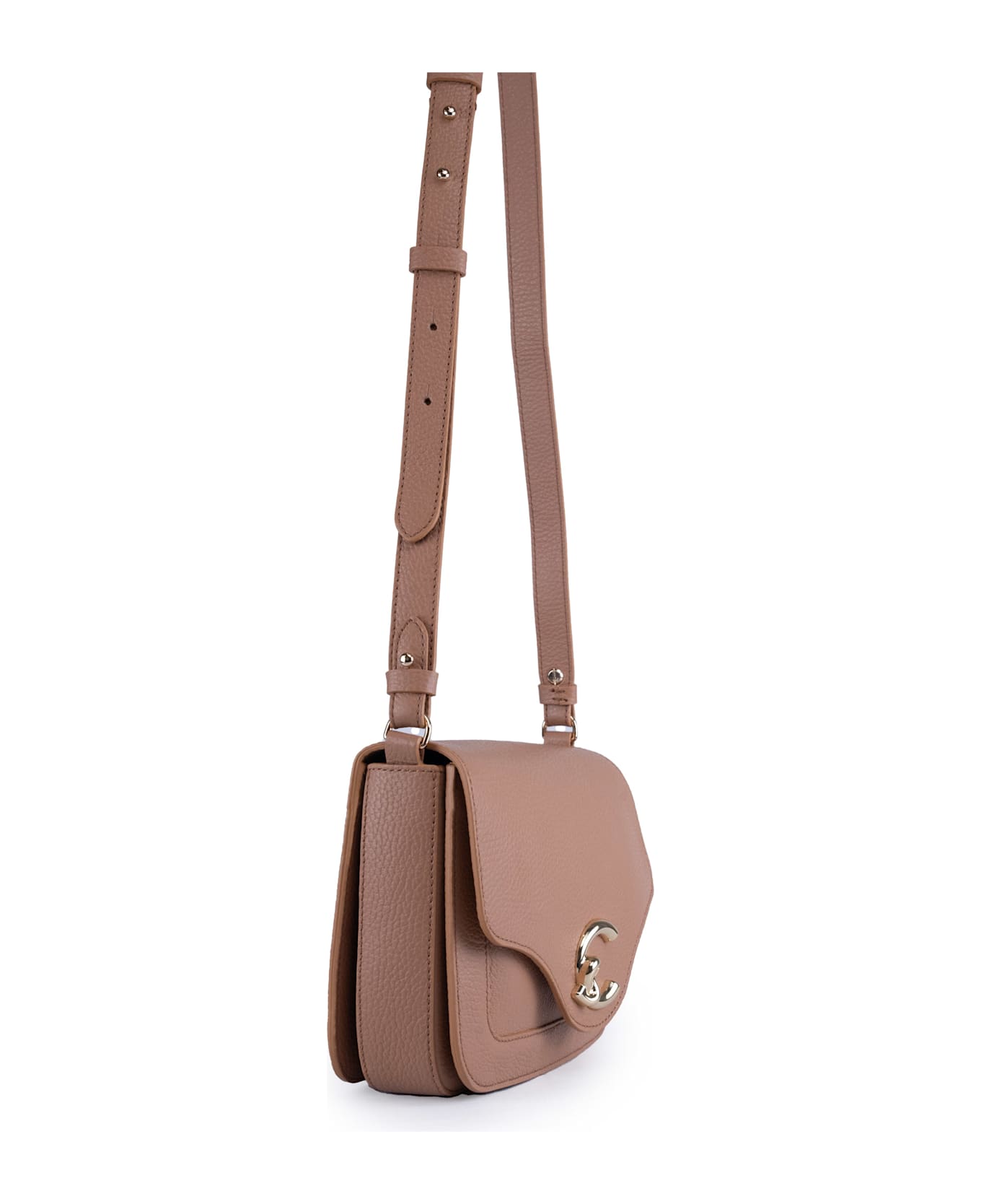 Coccinelle C-me Leather Shoulder Bag - SKIN
