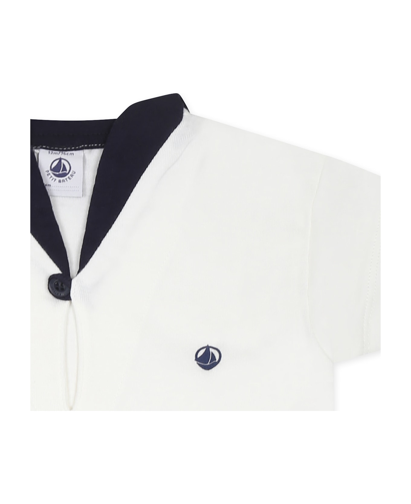 Petit Bateau Multicolor Suit For Baby Boy With Logo - Multicolor
