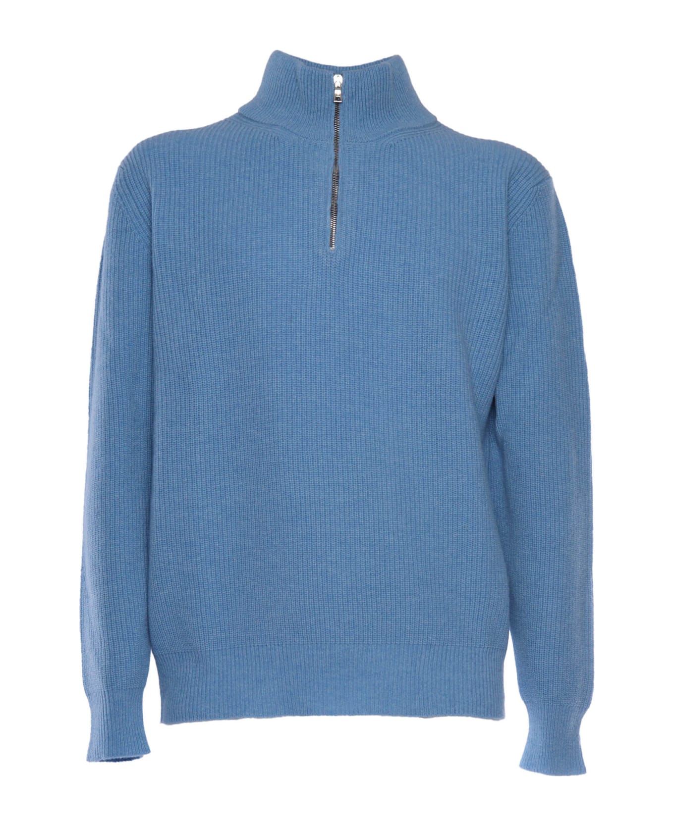 Ballantyne Half Zip Pullover - LIGHT BLUE