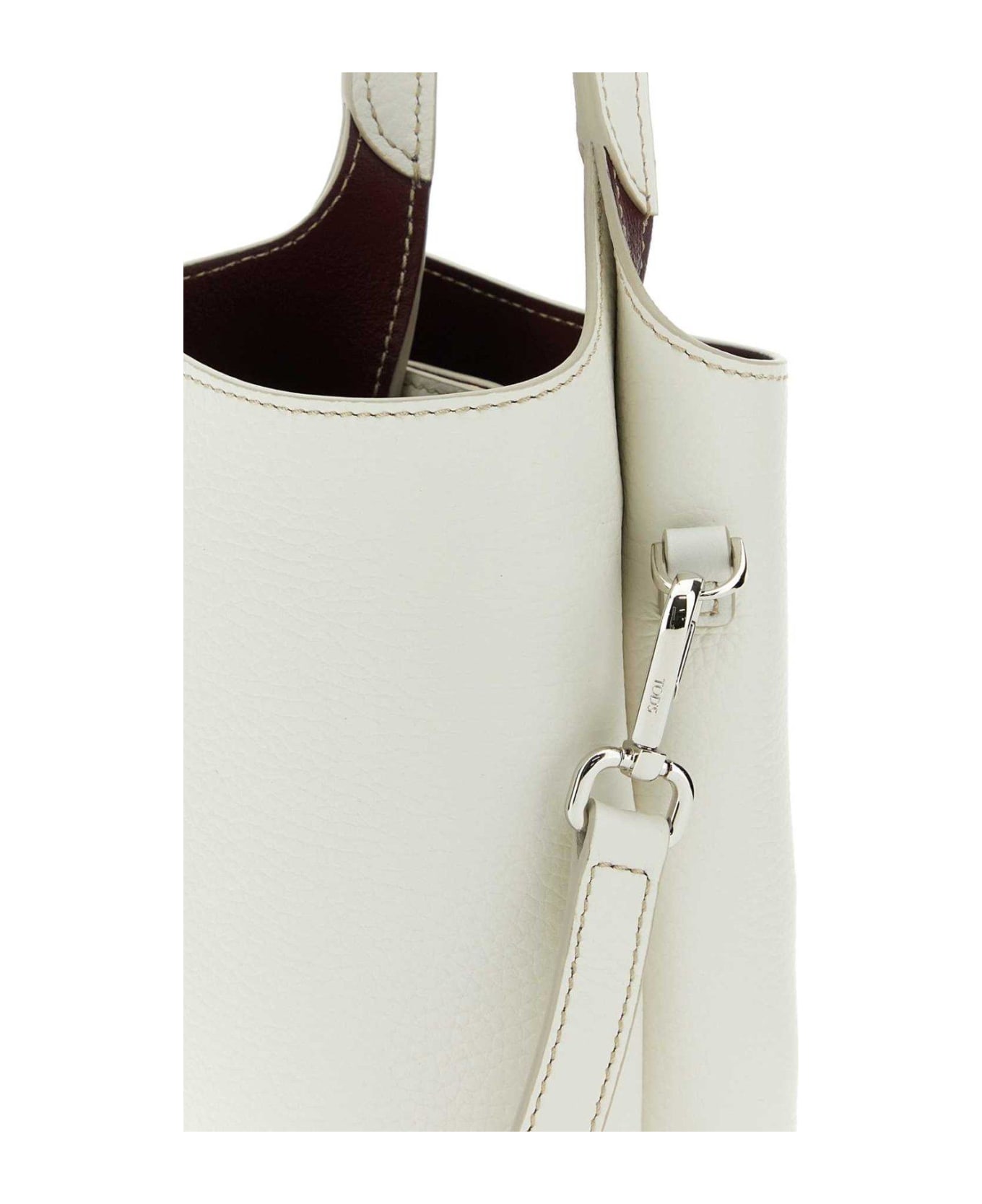 Tod's T-timeless Pendant Detailed Micro Tote Bag - WHITE トートバッグ