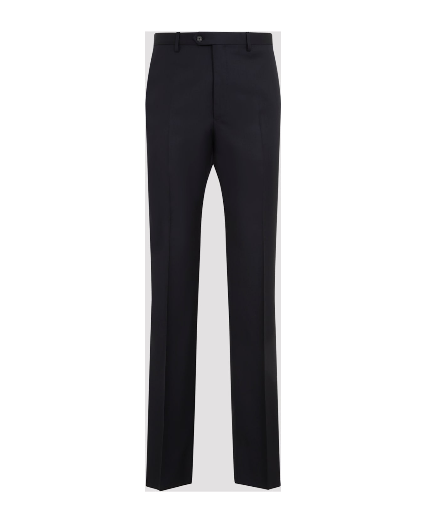 Lanvin Fitted Tailored Trousers - Navy Blue